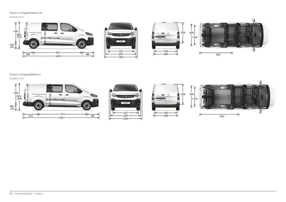 Opel Vivaro-e Cargo von 27. Februar bis 27. Februar 2025 - Prospekt seite 30