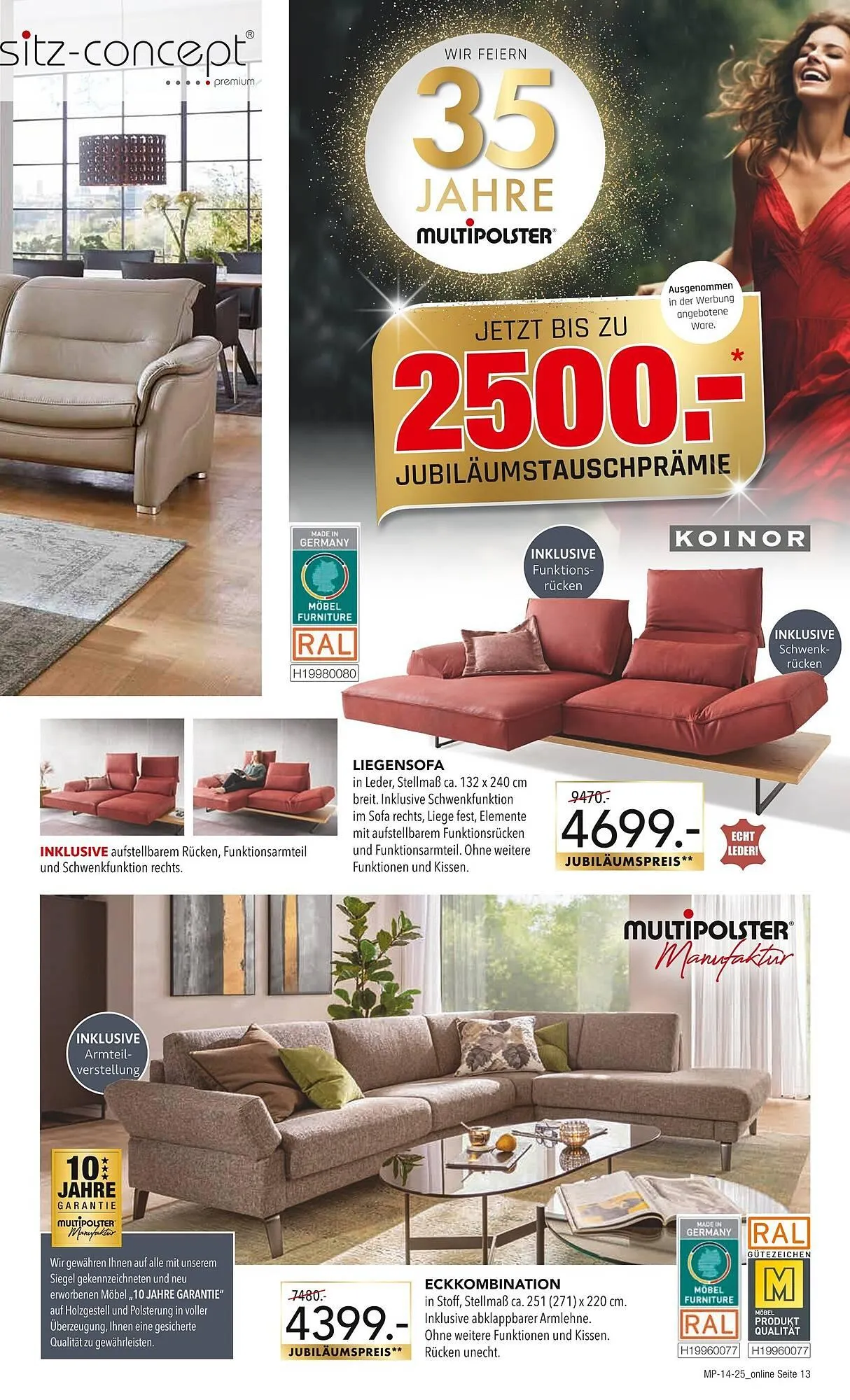 Multipolster Prospekt von 1. April bis 30. April 2025 - Prospekt seite 13