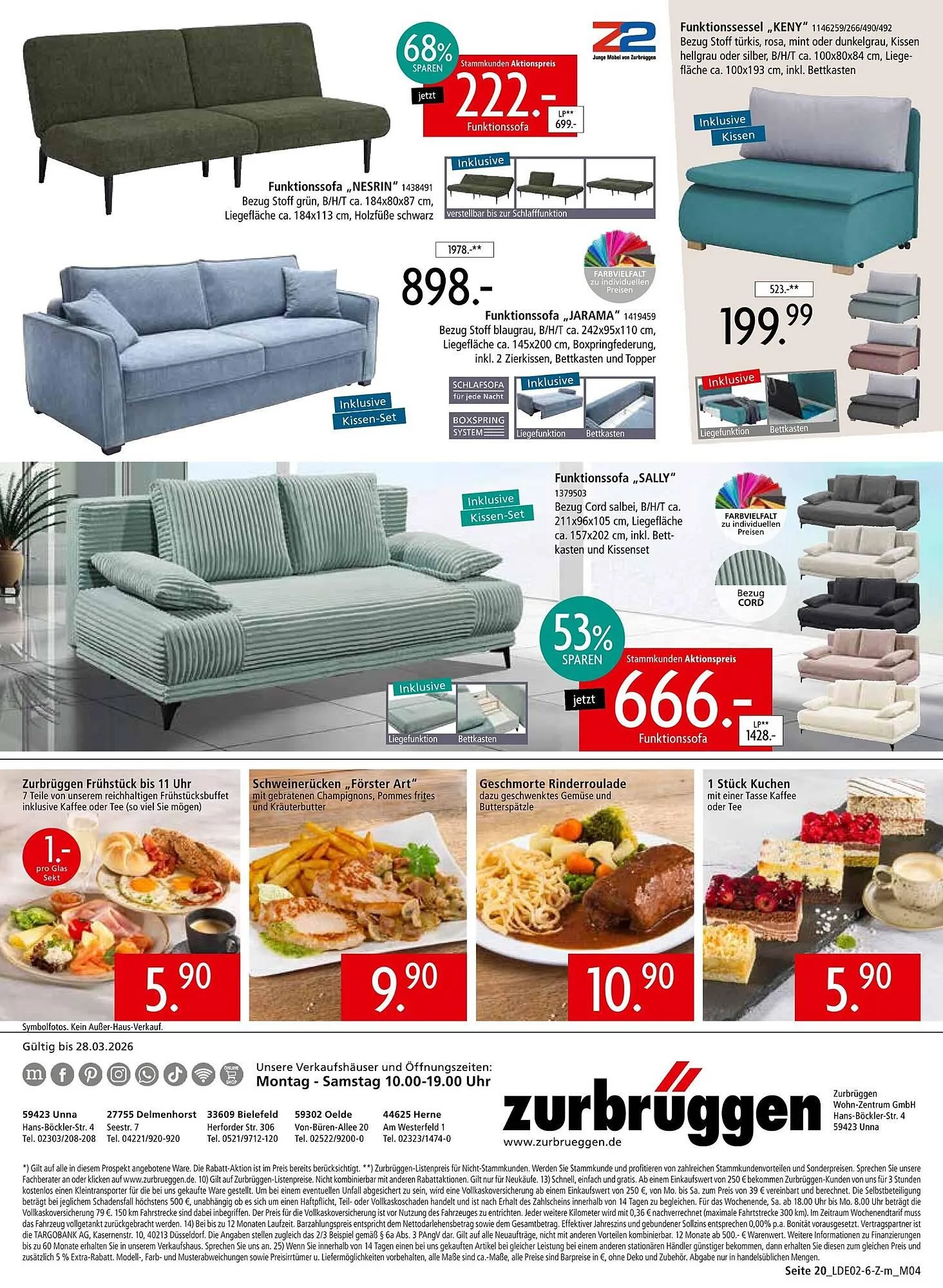 Zurbrüggen Prospekt von 21. Februar bis 28. März 2026 - Prospekt seite 50