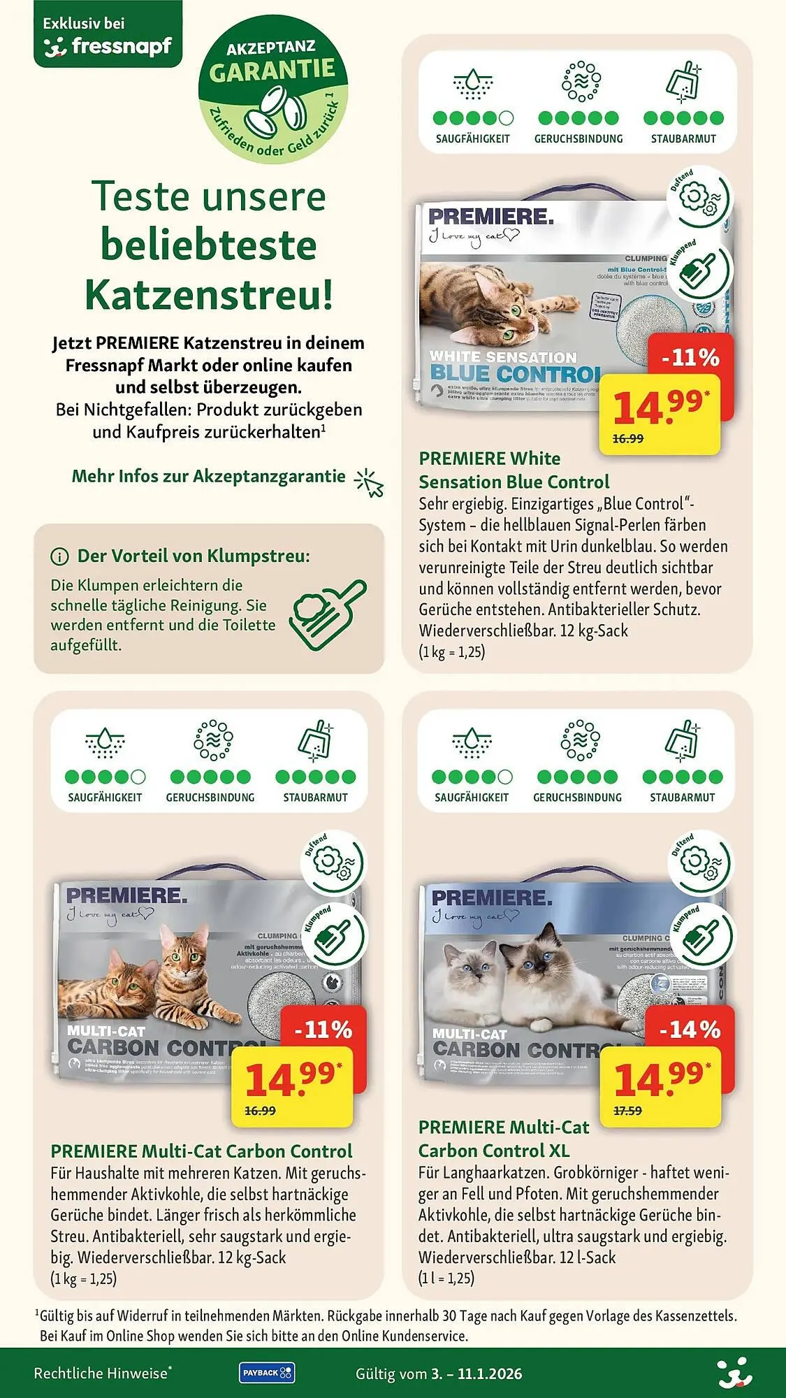 Fressnapf Prospekt von 2. Januar bis 11. Januar 2026 - Prospekt seite 12