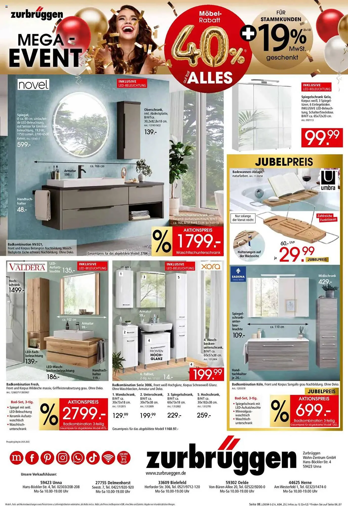 Zurbrüggen Prospekt von 7. April bis 24. Mai 2025 - Prospekt seite 18