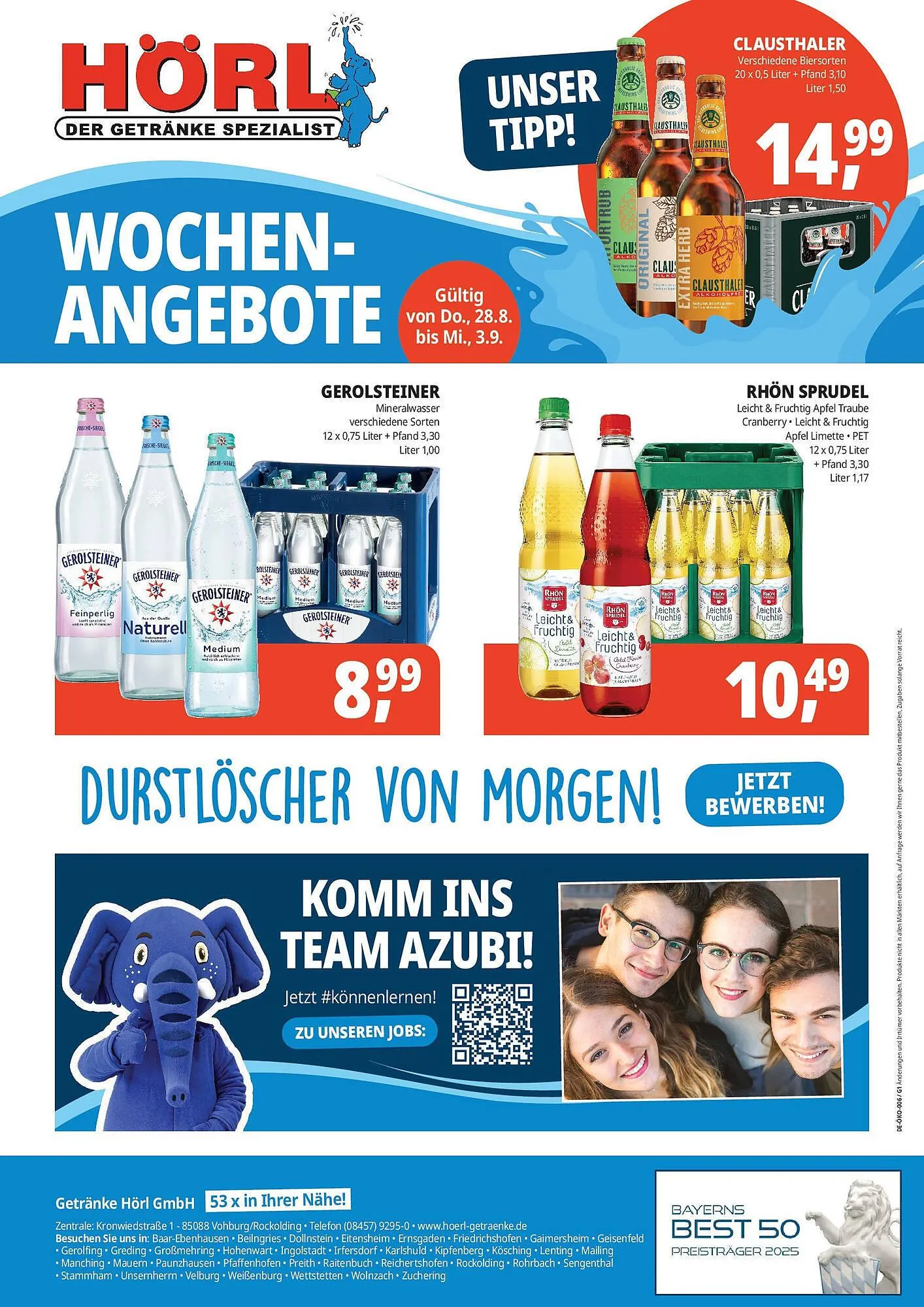 Hörl Getränke Prospekt von 27. August bis 3. September 2025 - Prospekt seite 2
