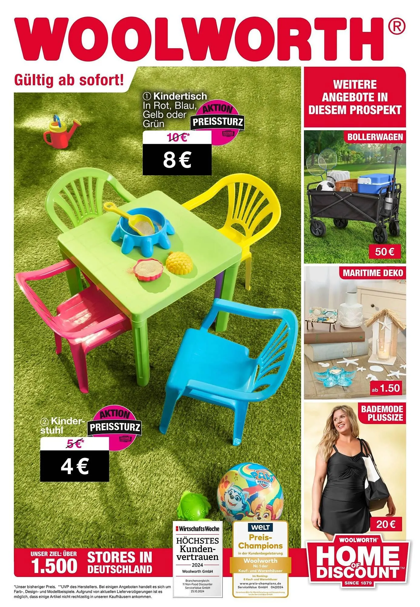 Woolworth Prospekt von 30. April bis 11. Mai 2025 - Prospekt seite 1