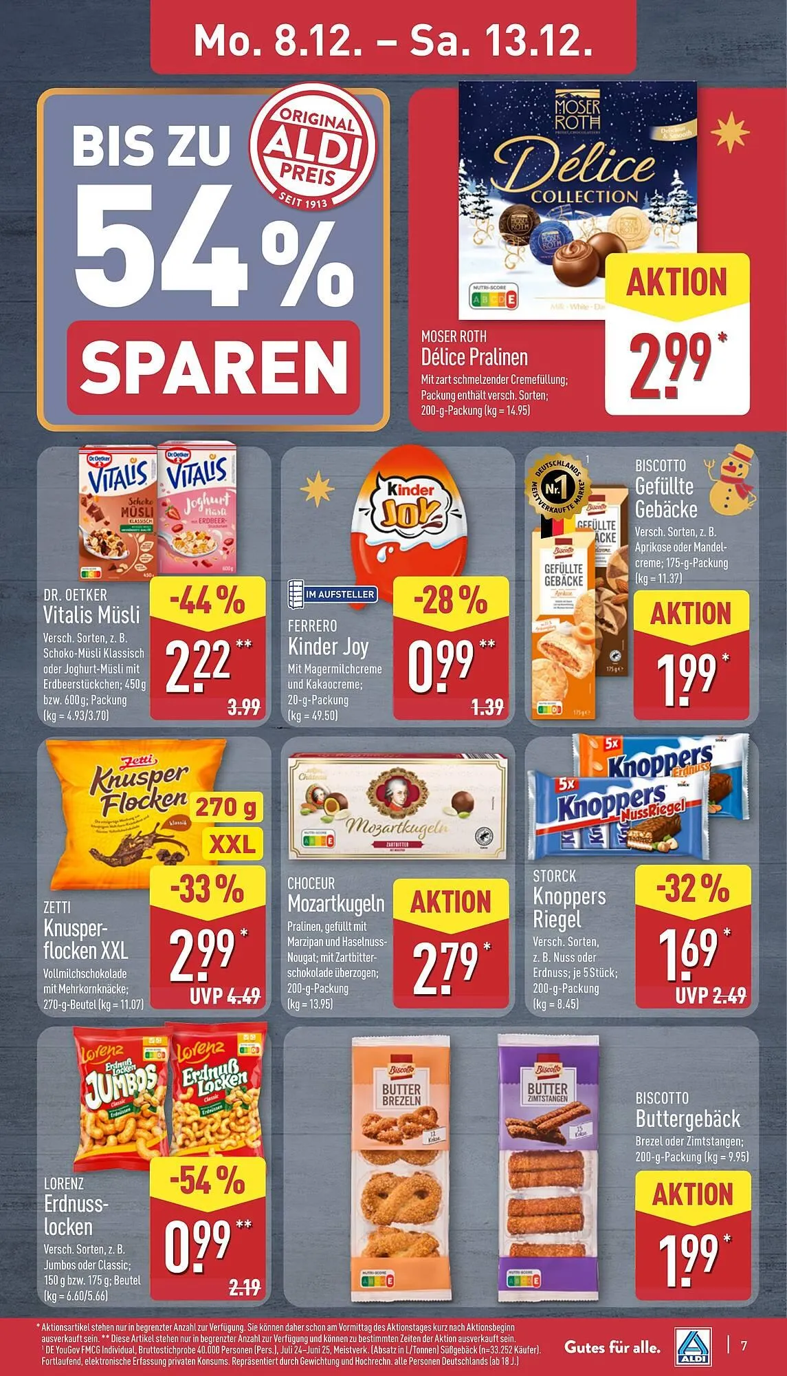 Aldi Nord Prospekt von 8. Dezember bis 13. Dezember 2025 - Prospekt seite 7