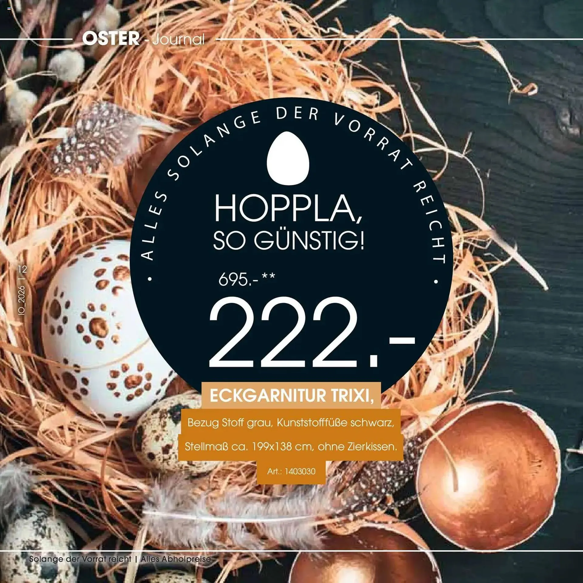 Zurbrüggen Prospekt von 23. März bis 11. April 2026 - Prospekt seite 12