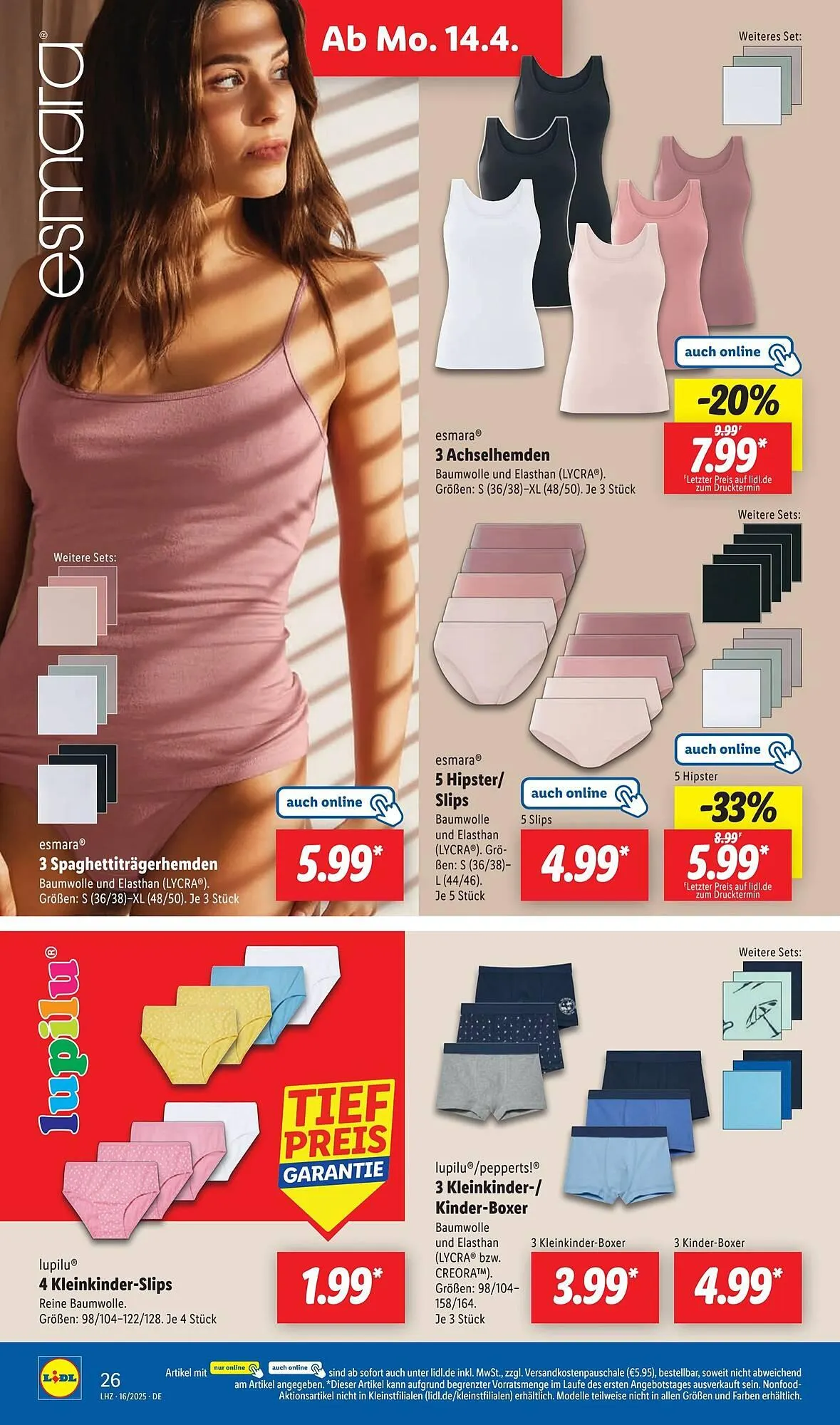 Lidl Prospekt von 14. April bis 20. April 2025 - Prospekt seite 36