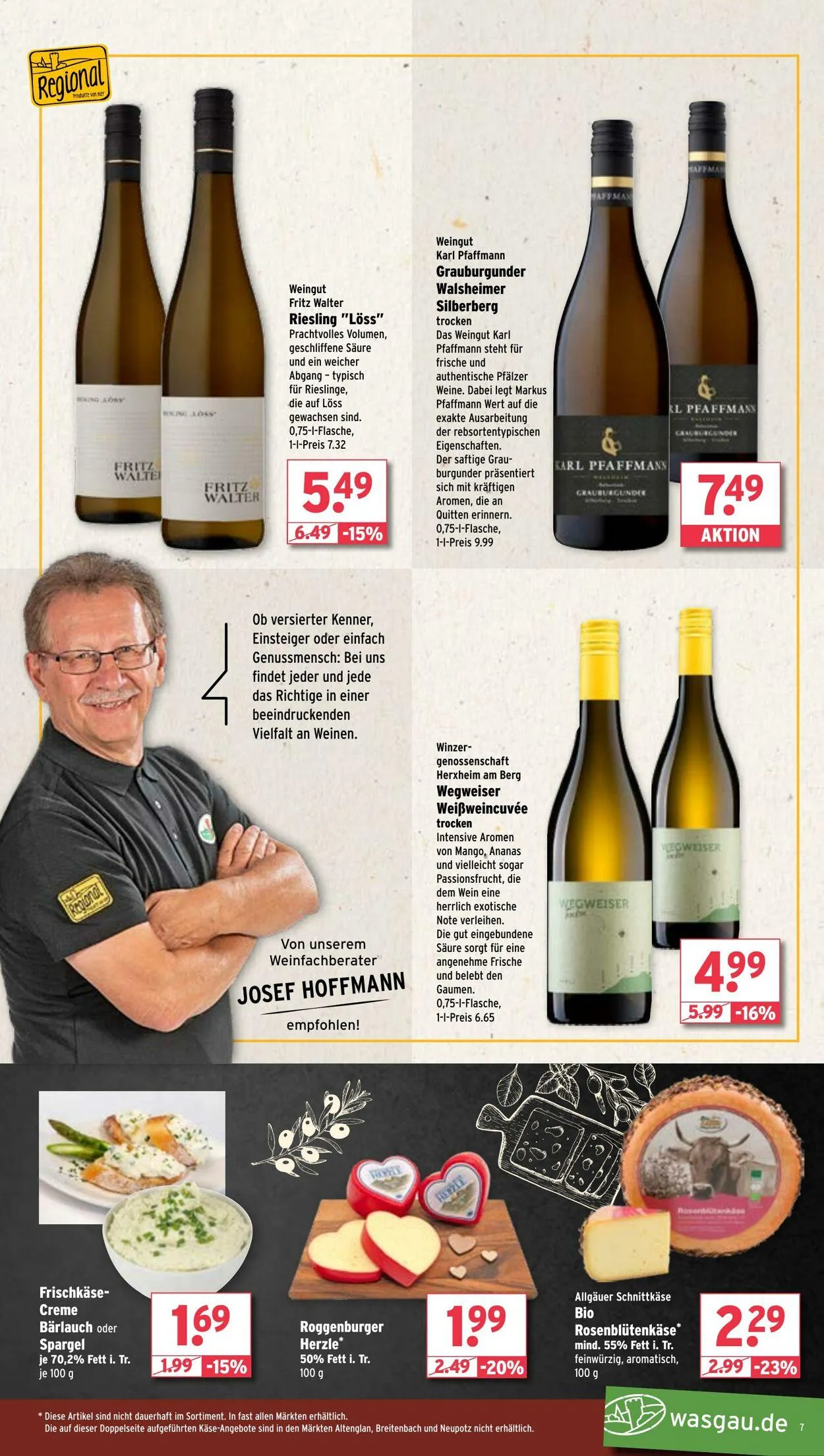 Wasgau von 5. Mai bis 10. Mai 2025 - Prospekt seite 7