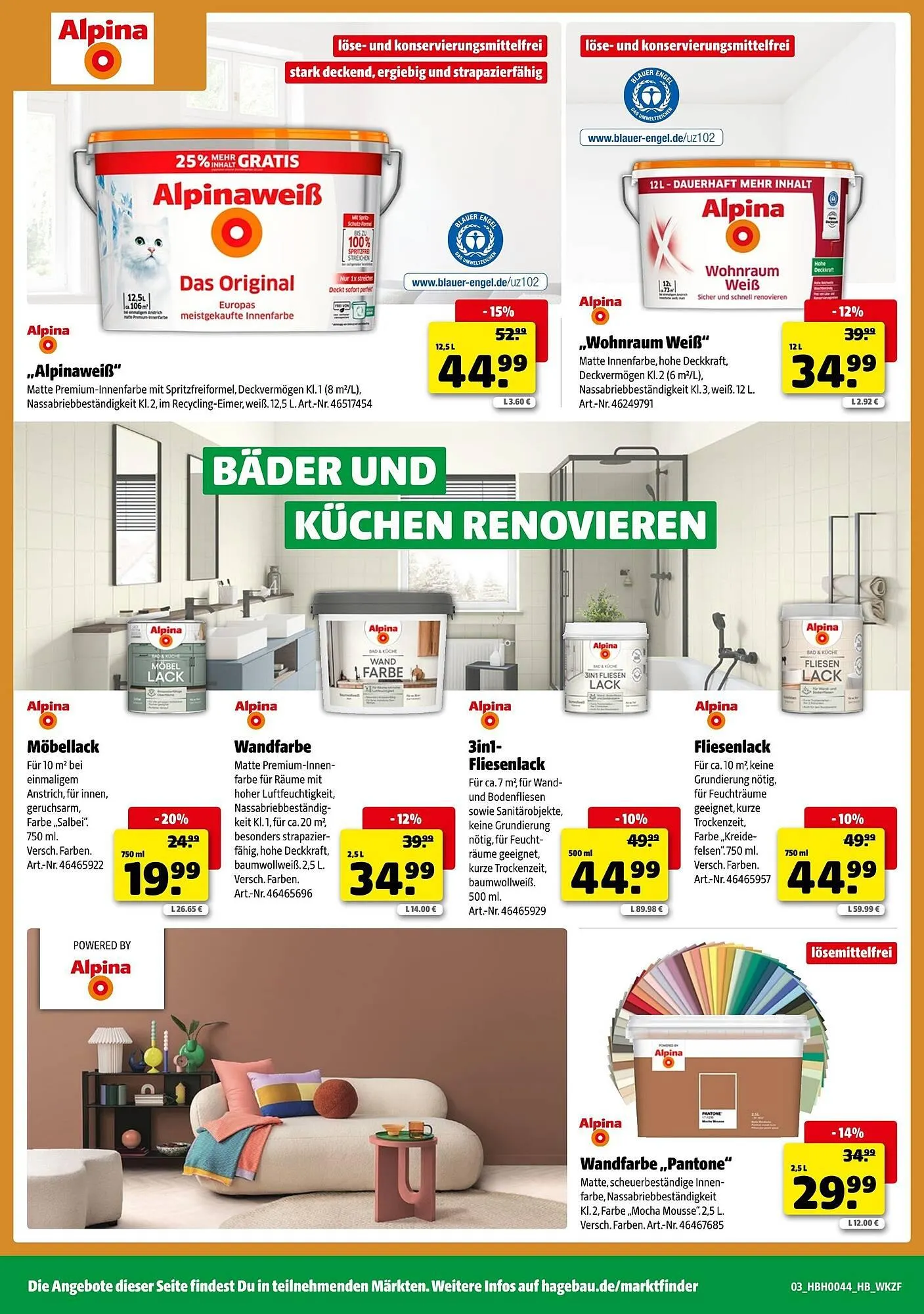 Hagebau Prospekt von 25. Oktober bis 1. November 2025 - Prospekt seite 10