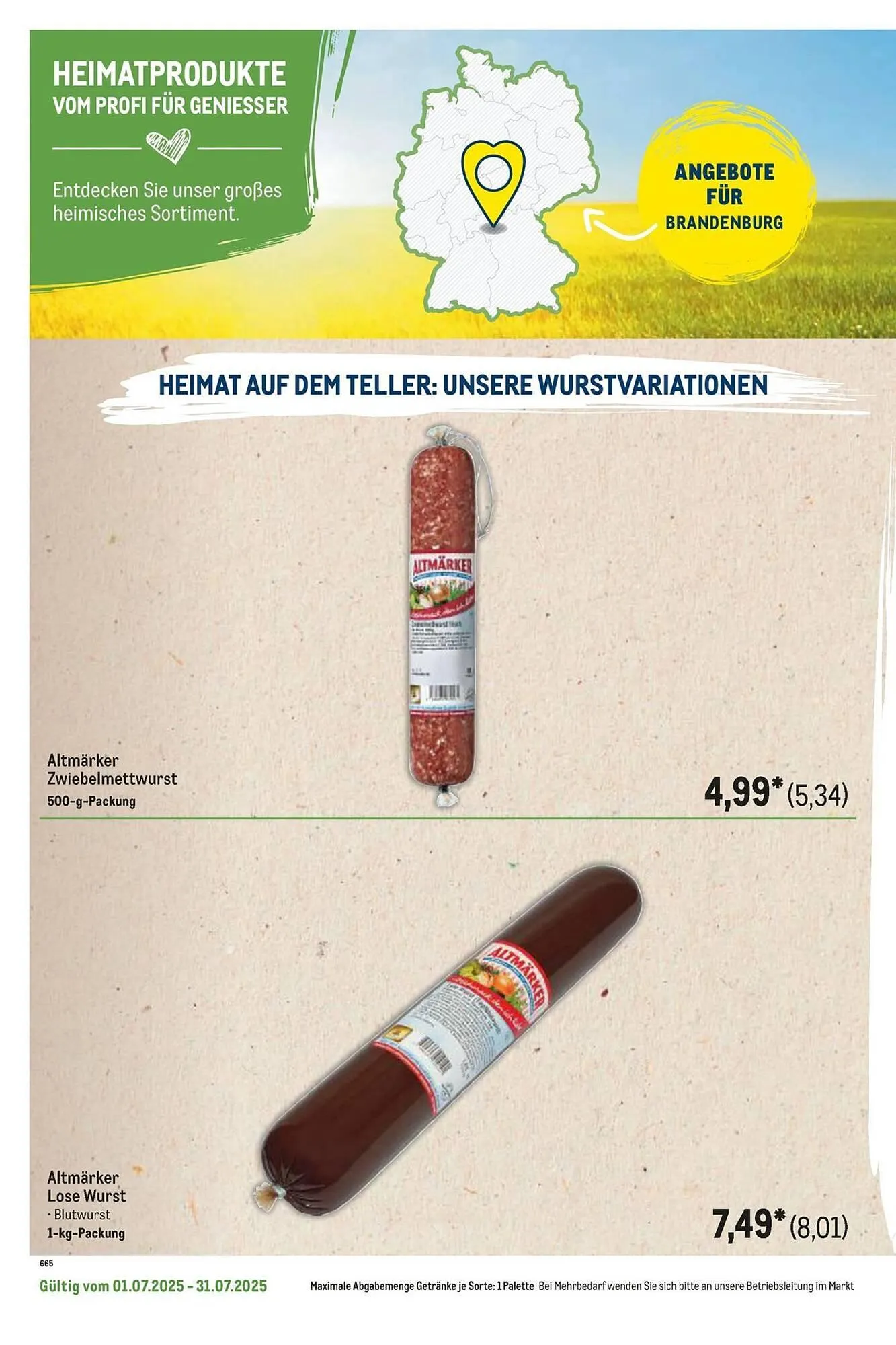 METRO Prospekt von 1. Juli bis 31. Juli 2025 - Prospekt seite 58