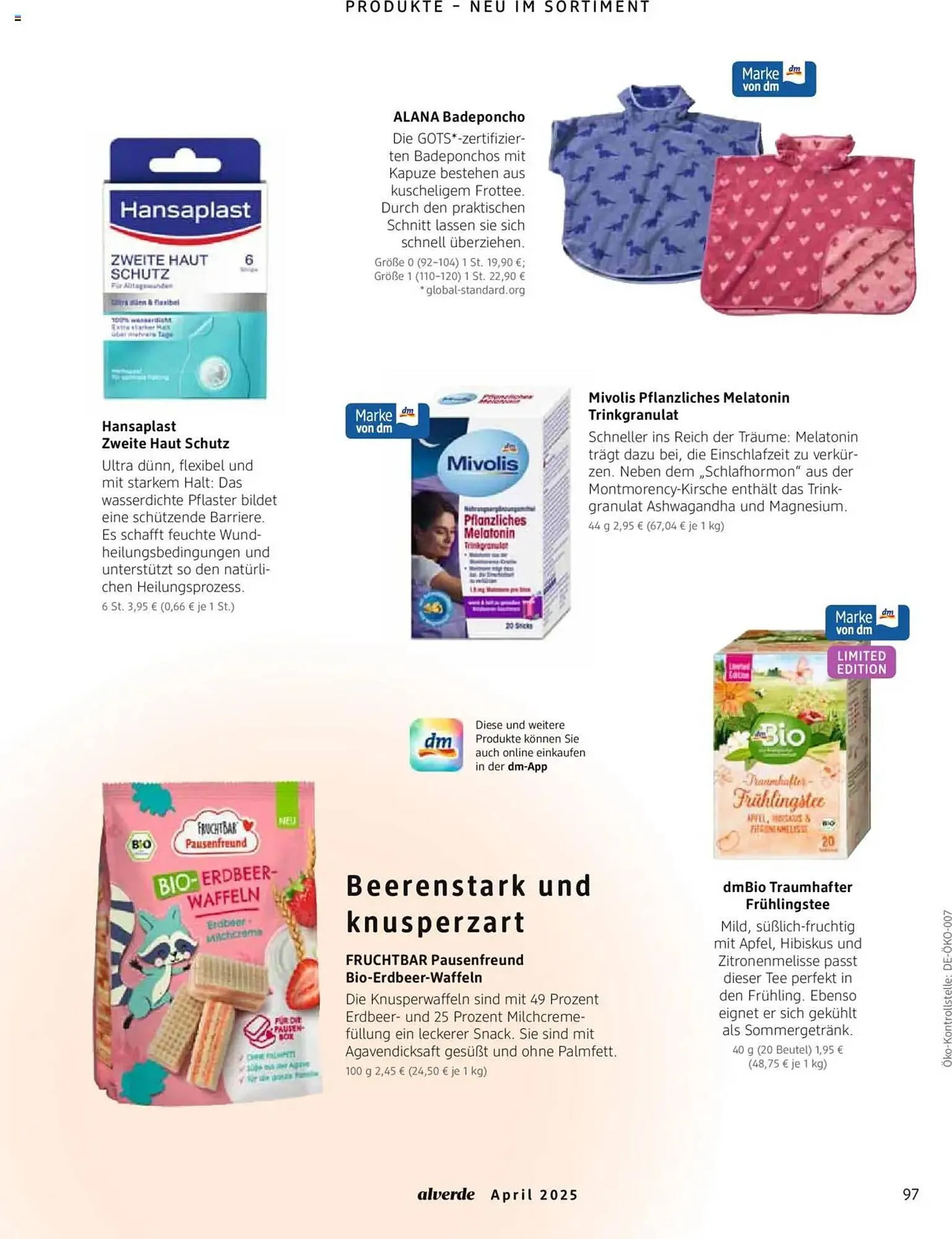dm drogerie Prospekt von 1. April bis 30. April 2025 - Prospekt seite 97