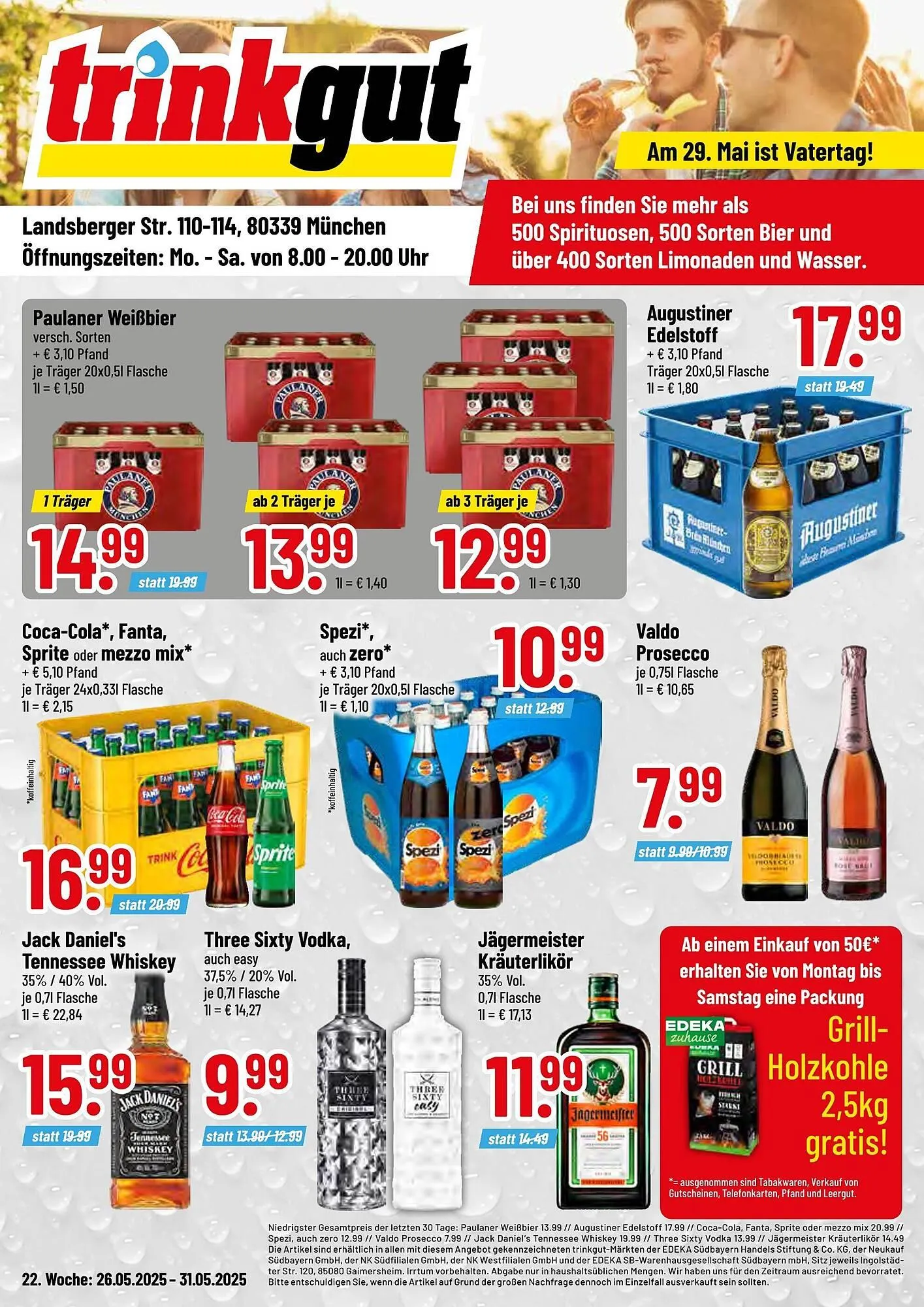 trinkgut Prospekt von 26. Mai bis 31. Mai 2025 - Prospekt seite 1