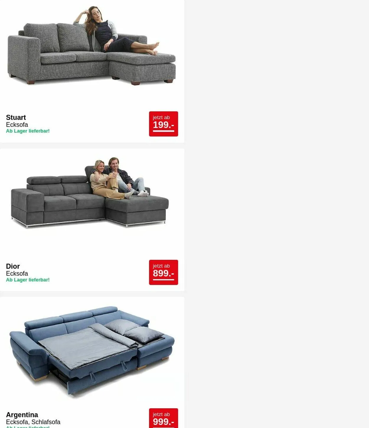 Seats and Sofas Aktueller Prospekt von 24. März bis 2. April 2025 - Prospekt seite 9