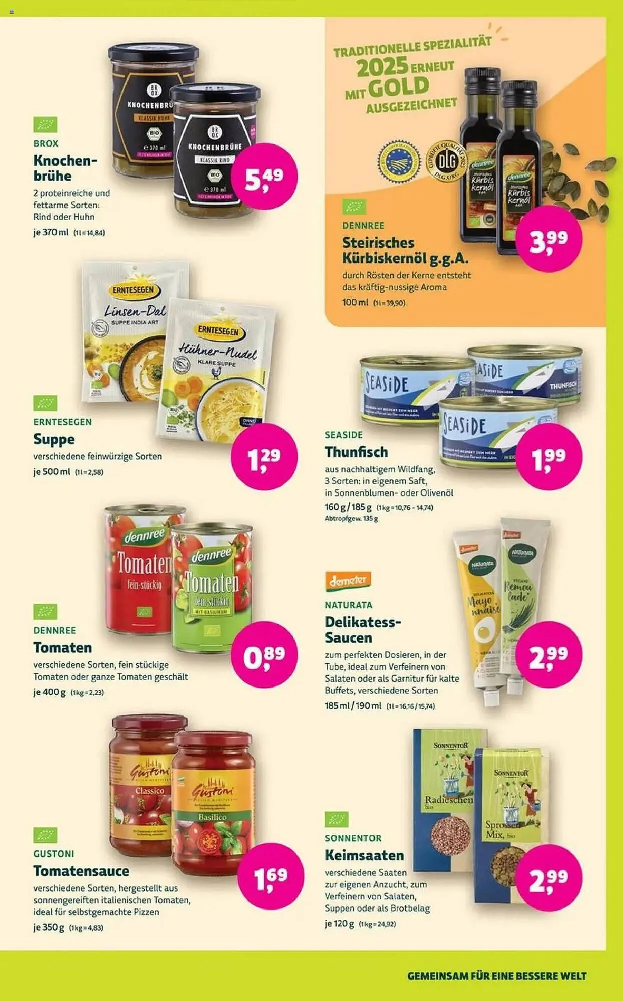 Biomarkt Prospekt von 22. Oktober bis 4. November 2025 - Prospekt seite 7