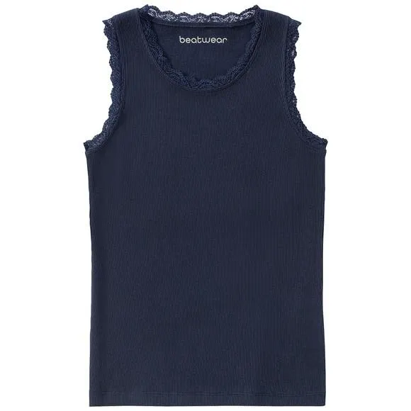 Mädchen Top mit Spitze