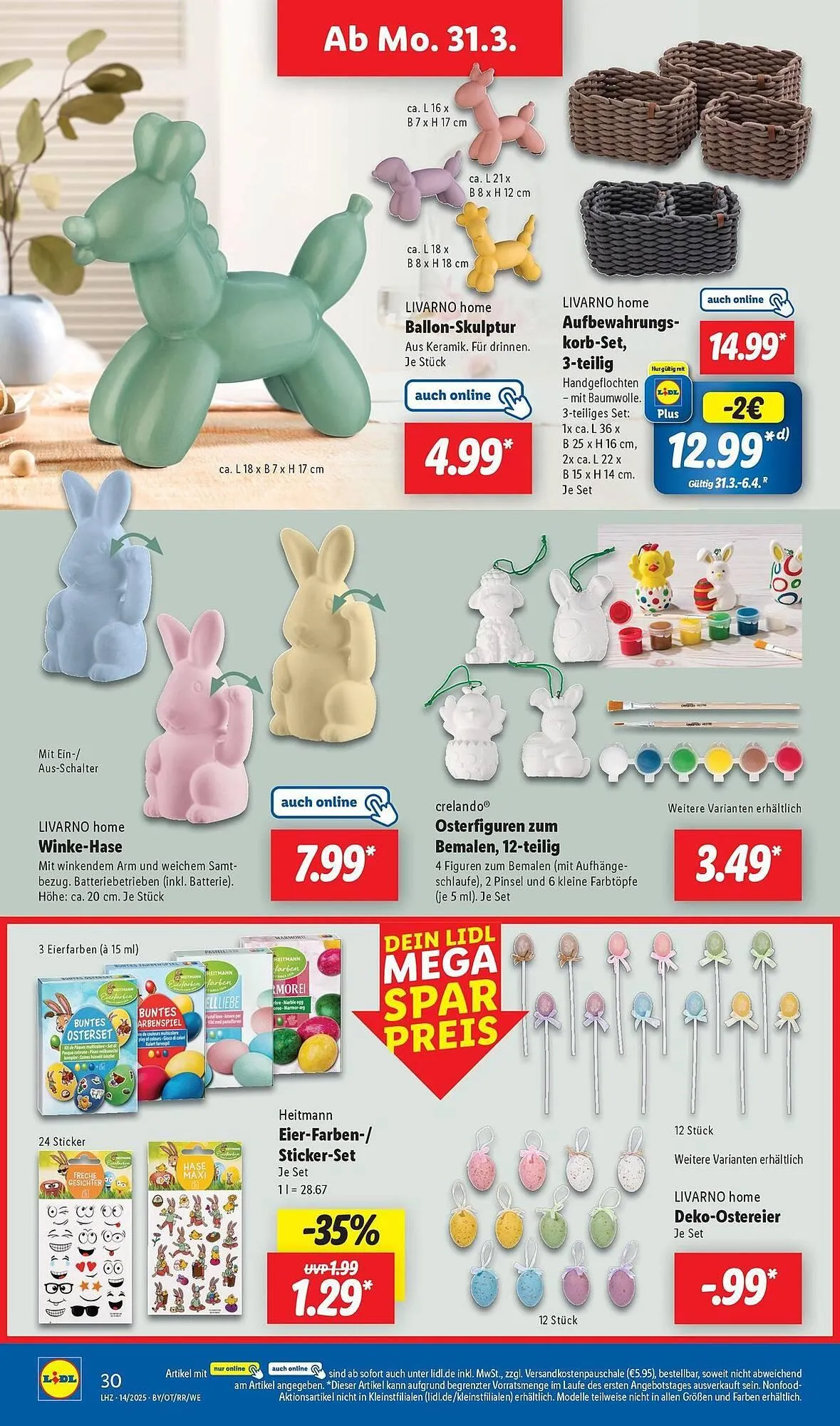 Lidl Prospekt von 31. März bis 5. April 2025 - Prospekt seite 14