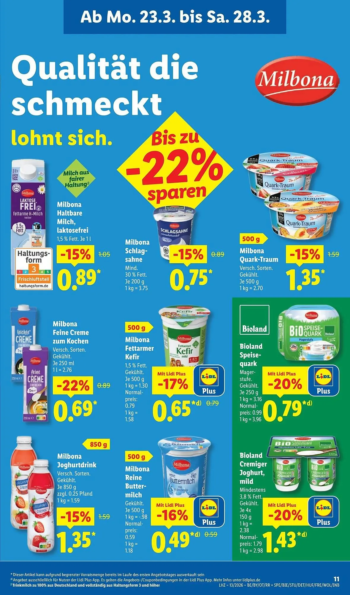 Lidl Prospekt von 23. März bis 29. März 2026 - Prospekt seite 19