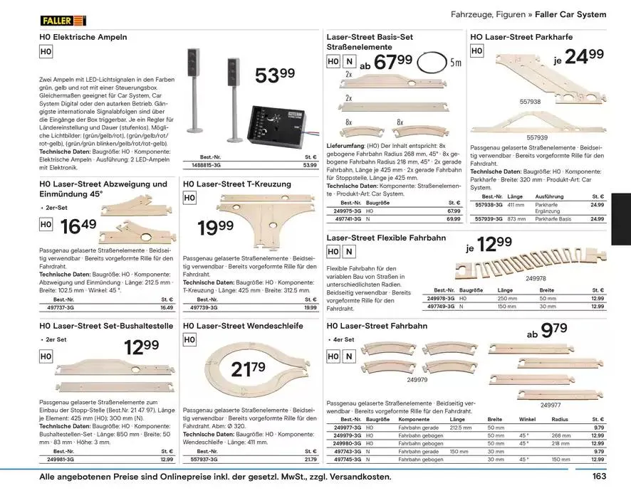 Modellbahn Katalog von 29. Oktober bis 31. Dezember 2025 - Prospekt seite 165