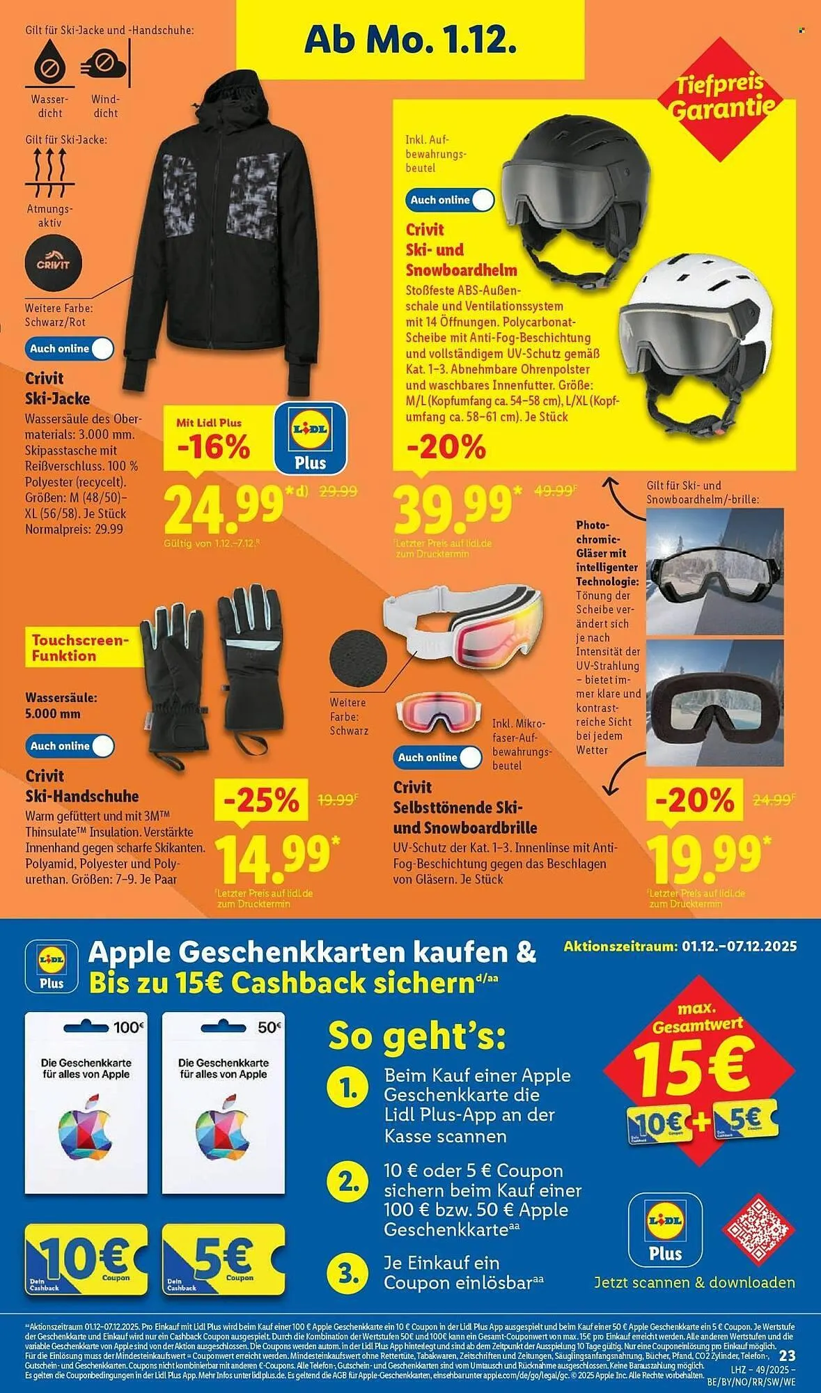 Lidl Prospekt von 1. Dezember bis 6. Dezember 2025 - Prospekt seite 37
