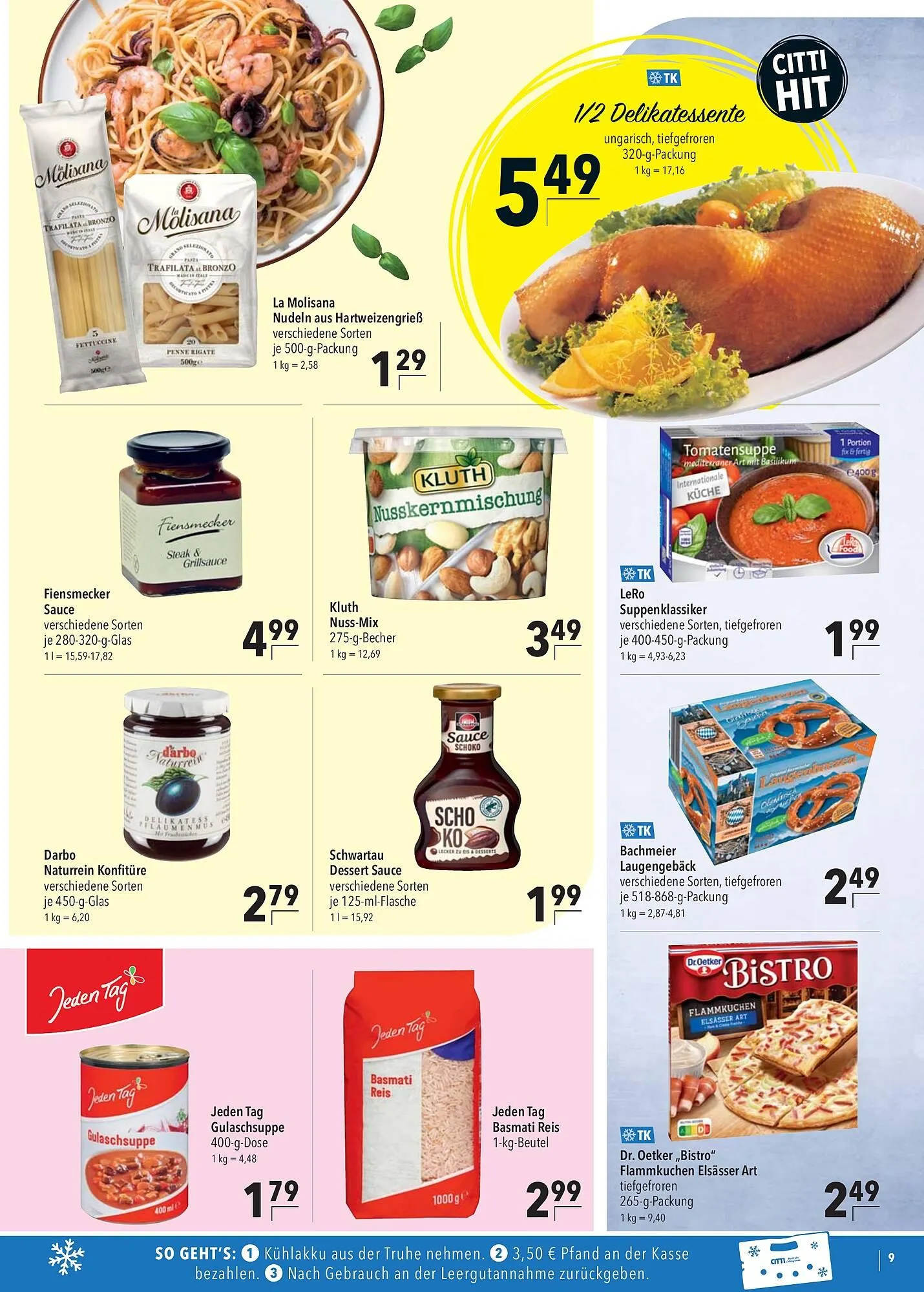 CITTI Markt Prospekt von 14. Januar bis 20. Januar 2026 - Prospekt seite 9