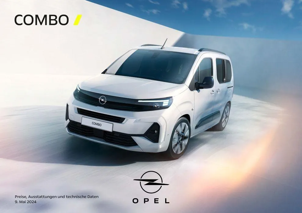 Opel Neuer Combo von 8. Juni bis 8. Juni 2025 - Prospekt seite 1