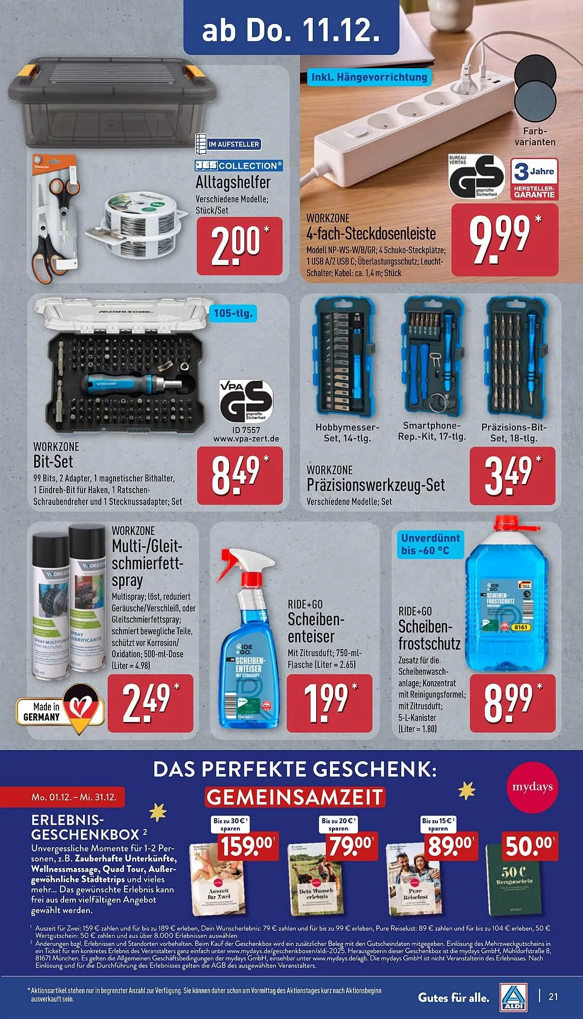 Aldi Nord Prospekt von 8. Dezember bis 13. Dezember 2025 - Prospekt seite 21