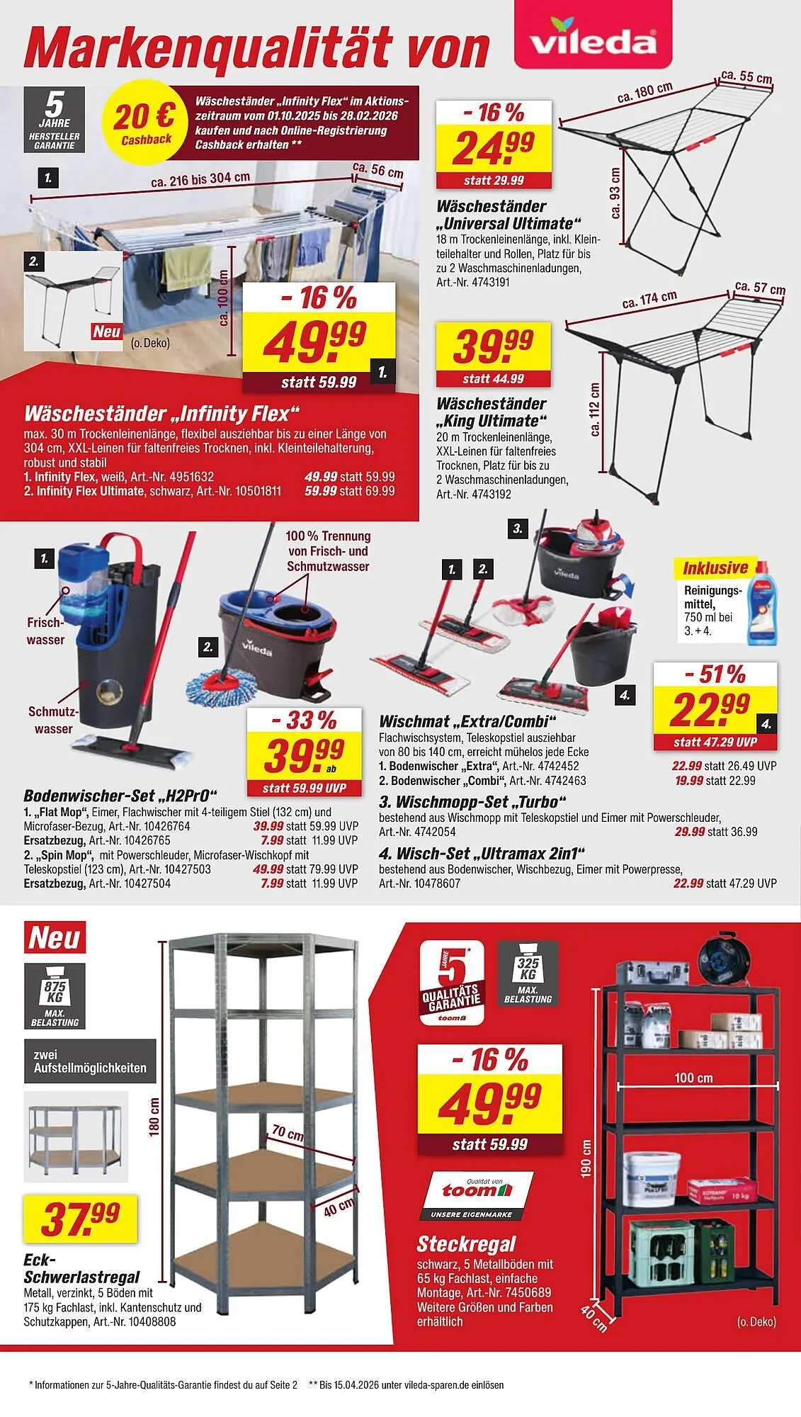 Toom Baumarkt Prospekt von 13. Dezember bis 24. Dezember 2025 - Prospekt seite 10