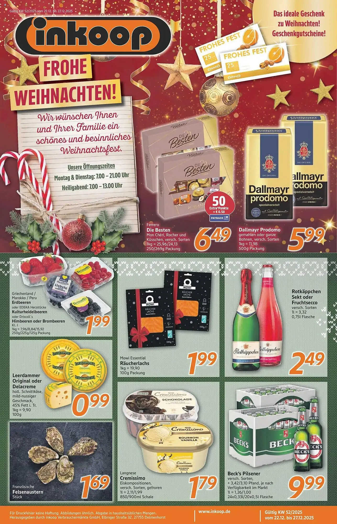 Inkoop Prospekt von 22. Dezember bis 27. Dezember 2025 - Prospekt seite 1