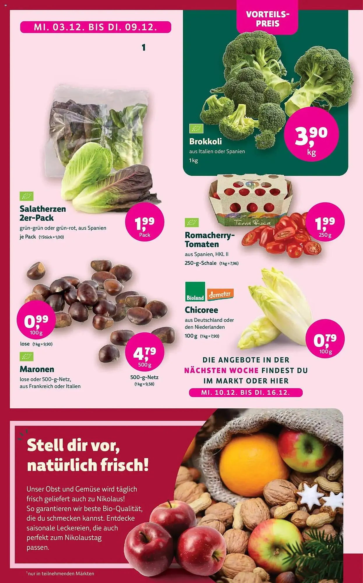 Biomarkt Prospekt von 3. Dezember bis 16. Dezember 2025 - Prospekt seite 2