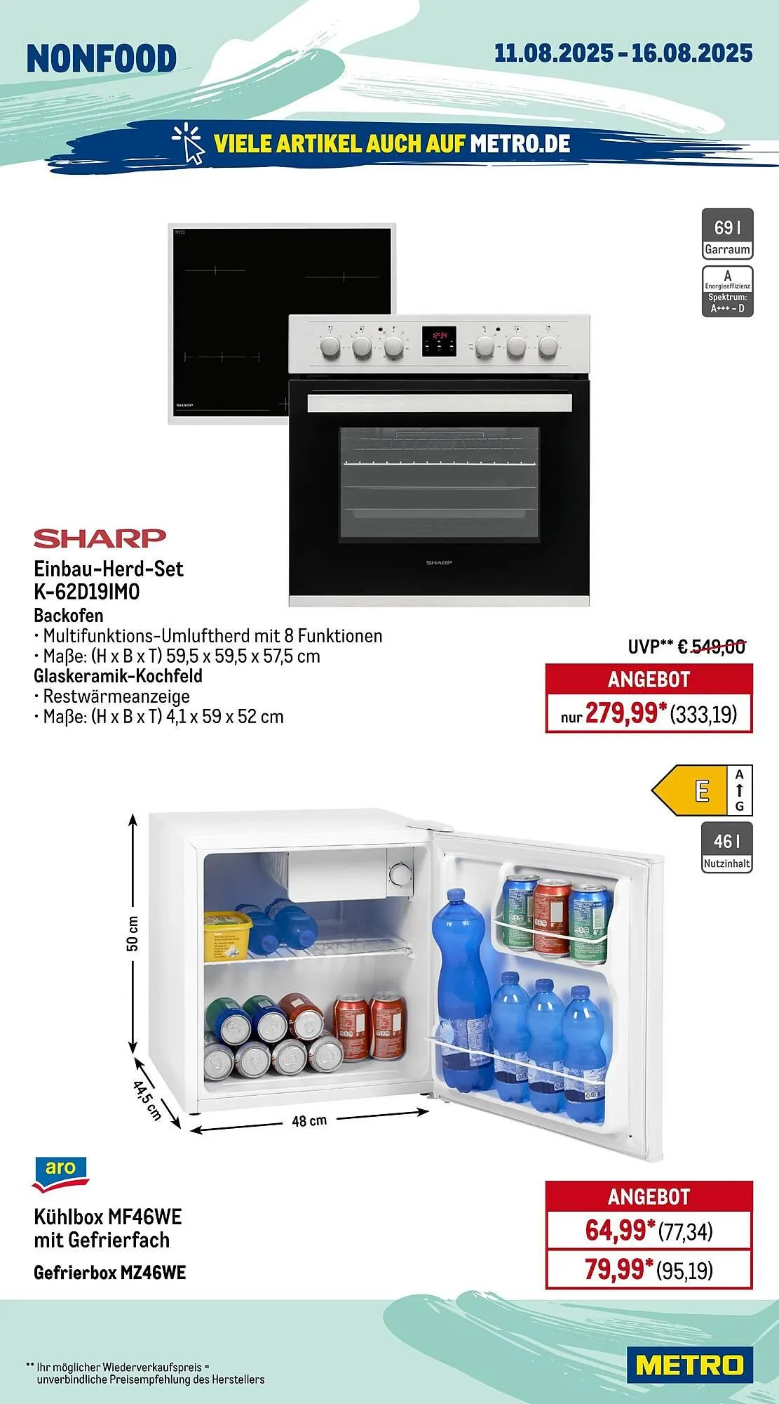 METRO Prospekt von 11. August bis 17. August 2025 - Prospekt seite 20