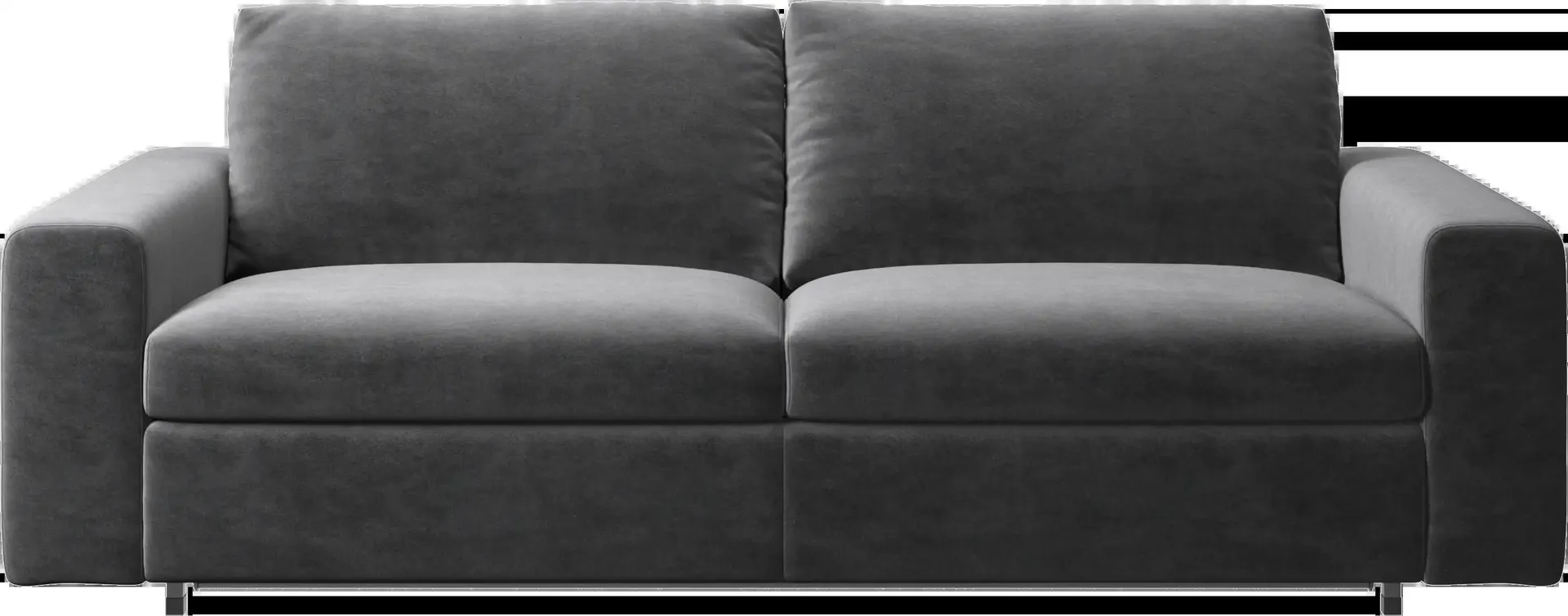 grauer Velvet Stoff 3030