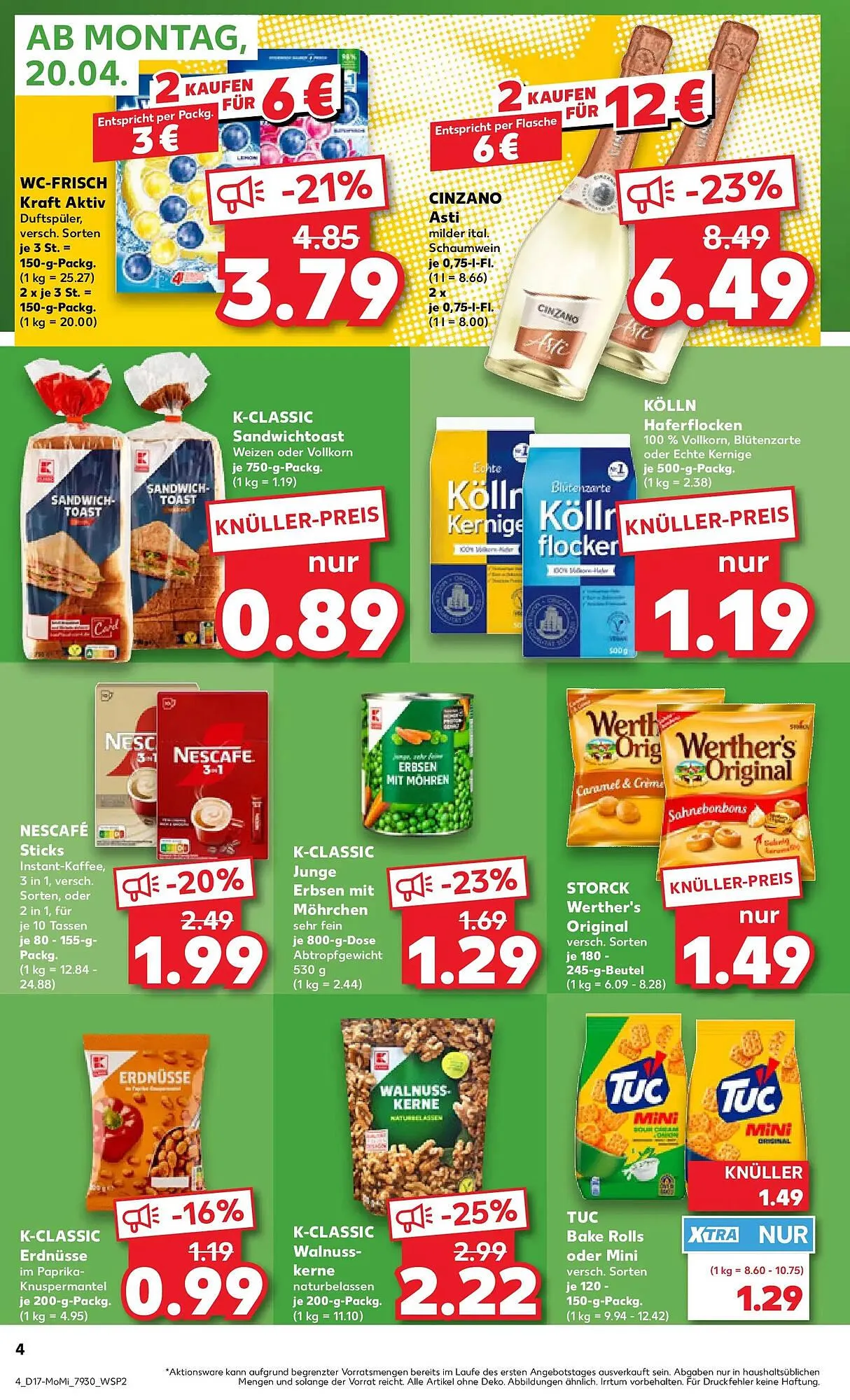 Kaufland Prospekt von 19. April bis 22. April 2026 - Prospekt seite 4