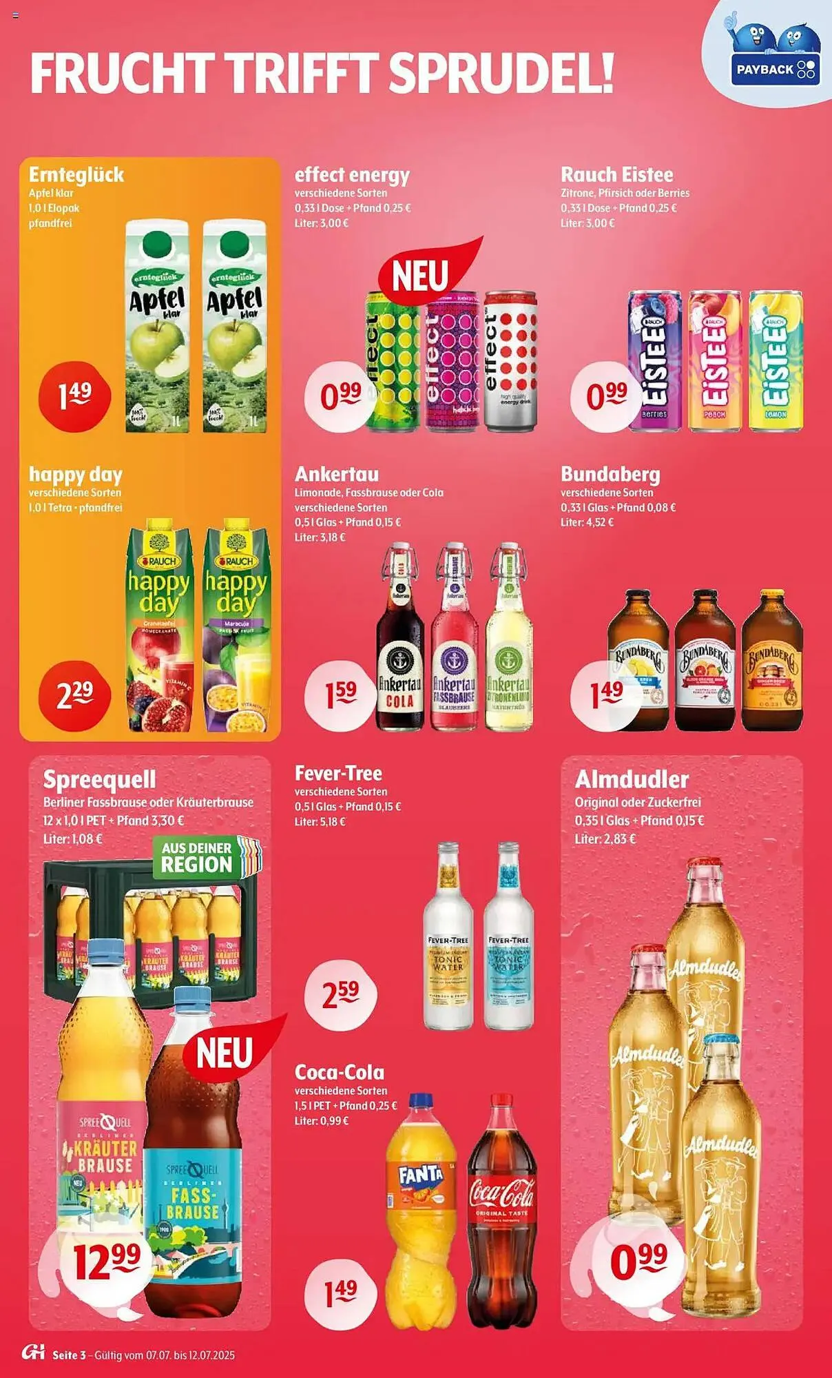 Getränke Hoffmann Prospekt von 7. Juli bis 12. Juli 2025 - Prospekt seite 3