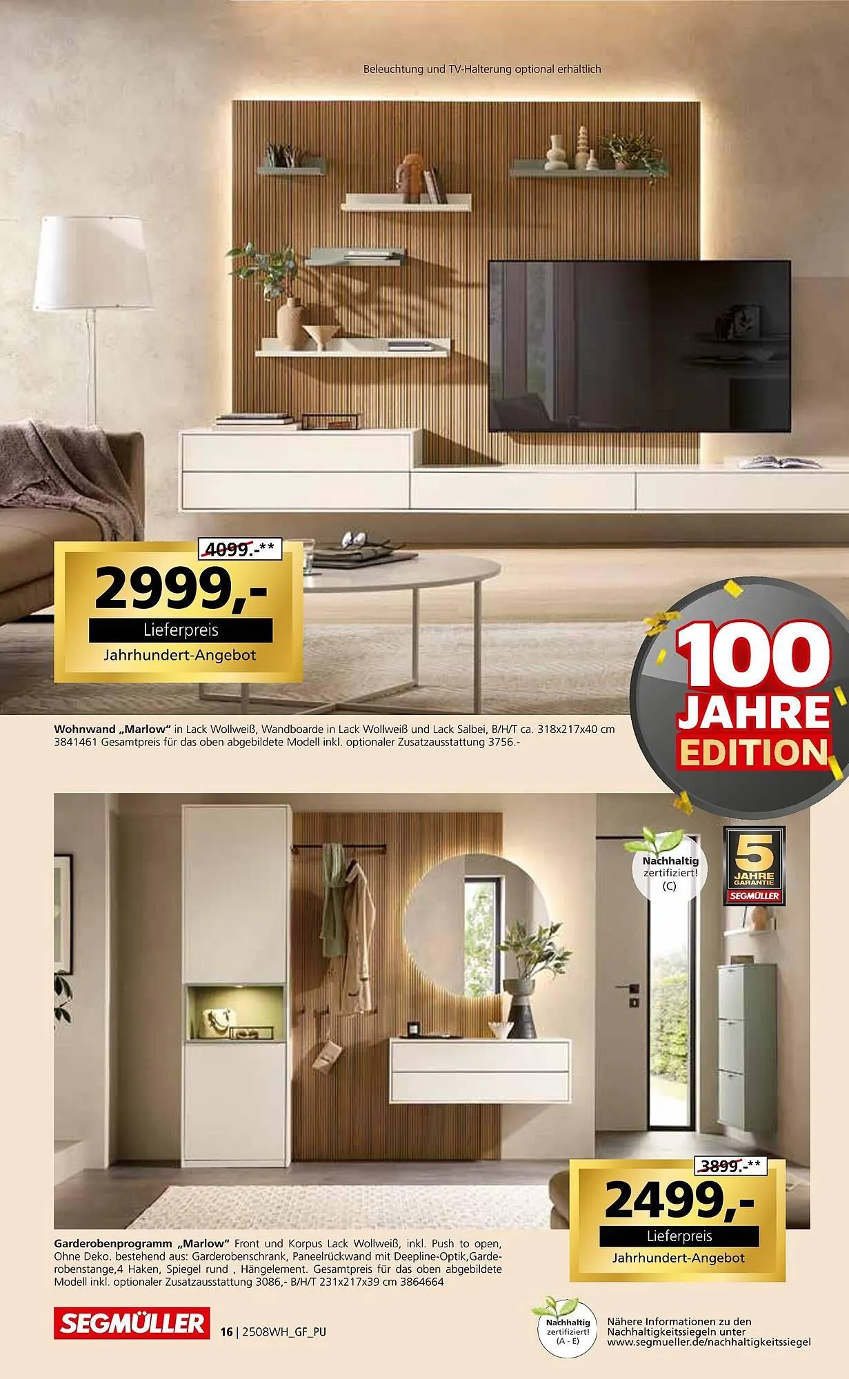 Segmüller Prospekt von 2. August bis 16. August 2025 - Prospekt seite 16