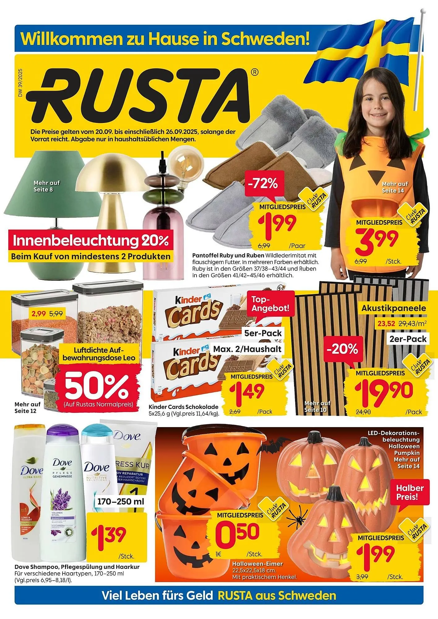 Rusta Prospekt von 20. September bis 26. September 2025 - Prospekt seite 1
