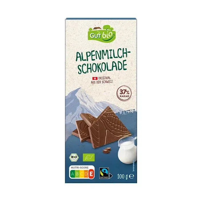 GUT BIO Bio-Schokolade 100 g, Vollmilch