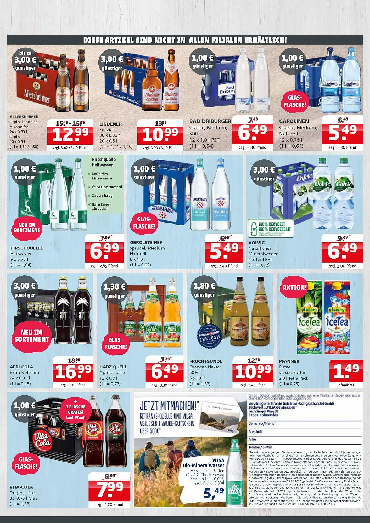 Getränke Quelle Prospekt von 6. Juli bis 19. Juli 2025 - Prospekt seite 3