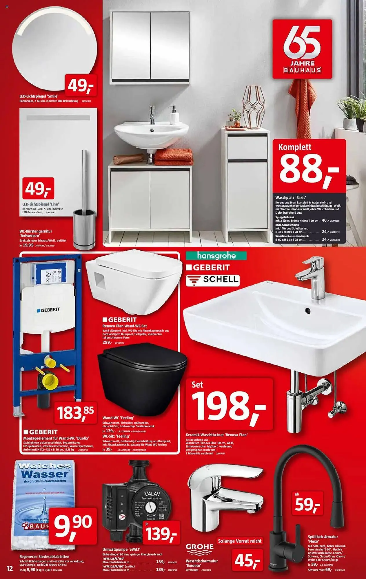 Bauhaus Prospekt von 1. März bis 29. März 2025 - Prospekt seite 12