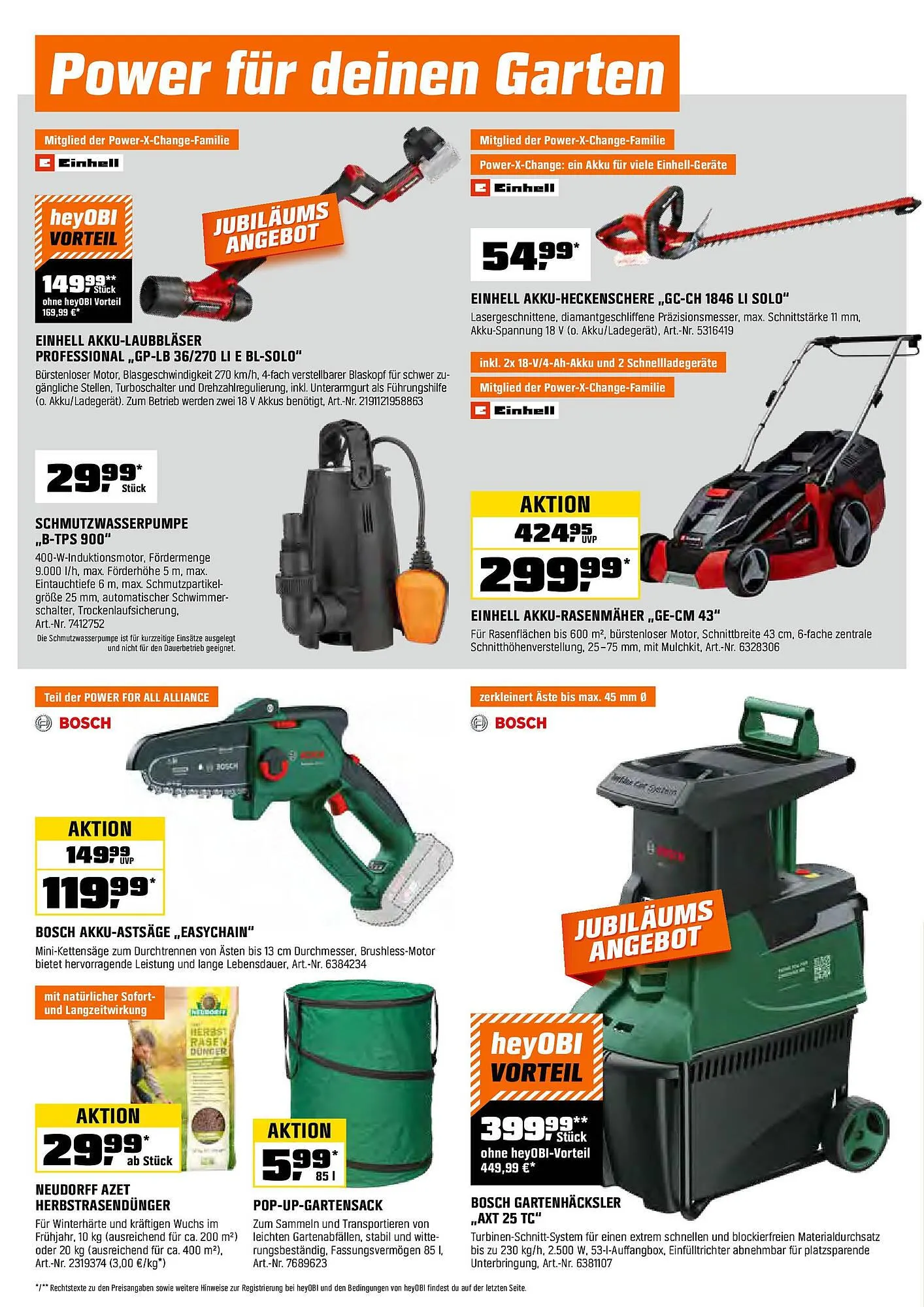 OBI Prospekt von 30. September bis 15. Oktober 2025 - Prospekt seite 8