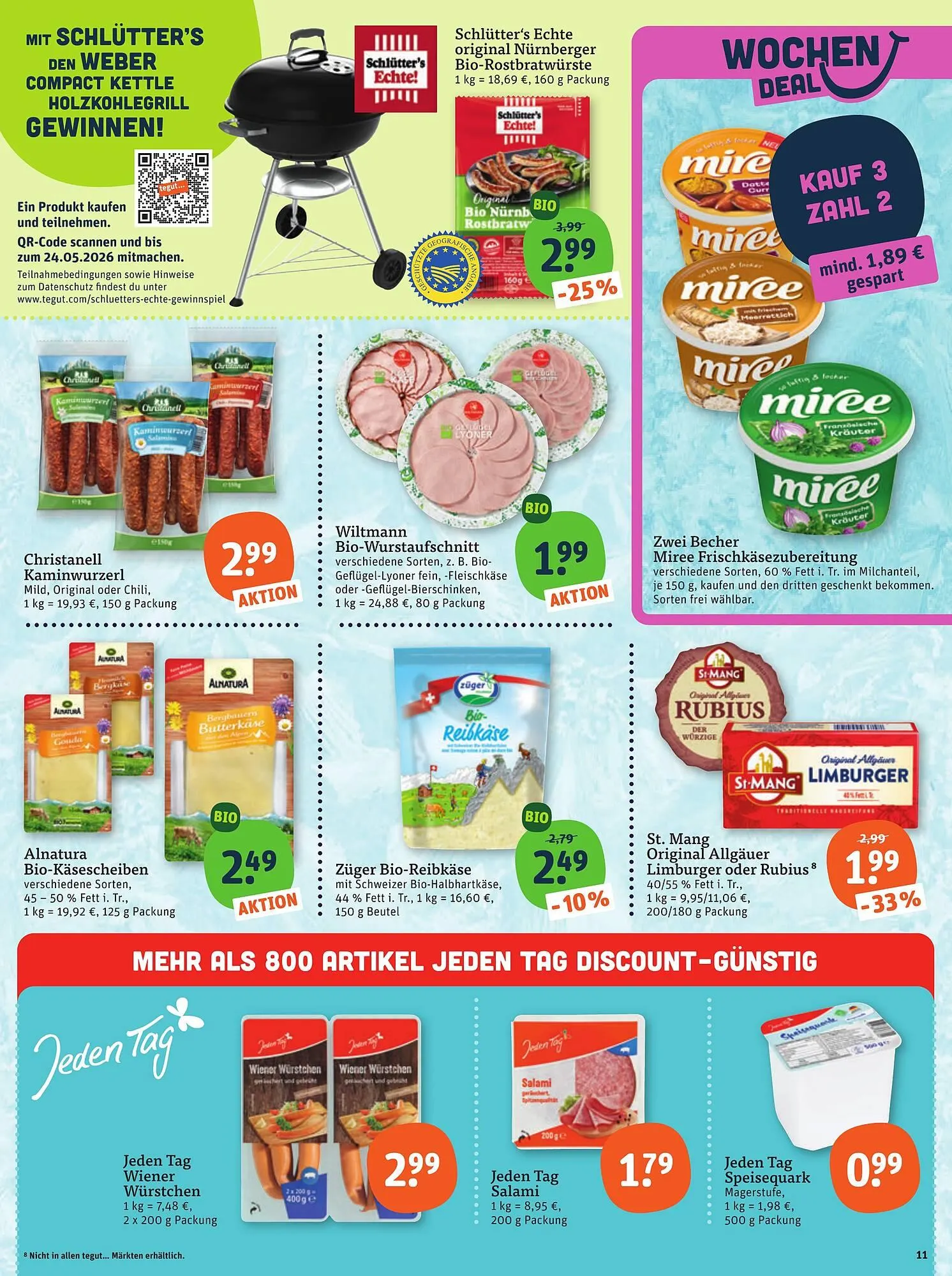 Tegut Prospekt von 24. April bis 25. April 2026 - Prospekt seite 13