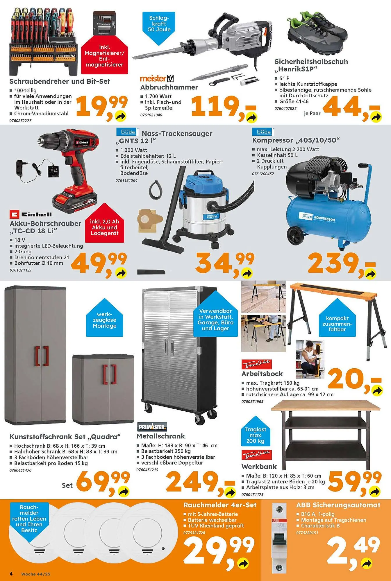 Globus Baumarkt Prospekt von 26. Oktober bis 1. November 2025 - Prospekt seite 4