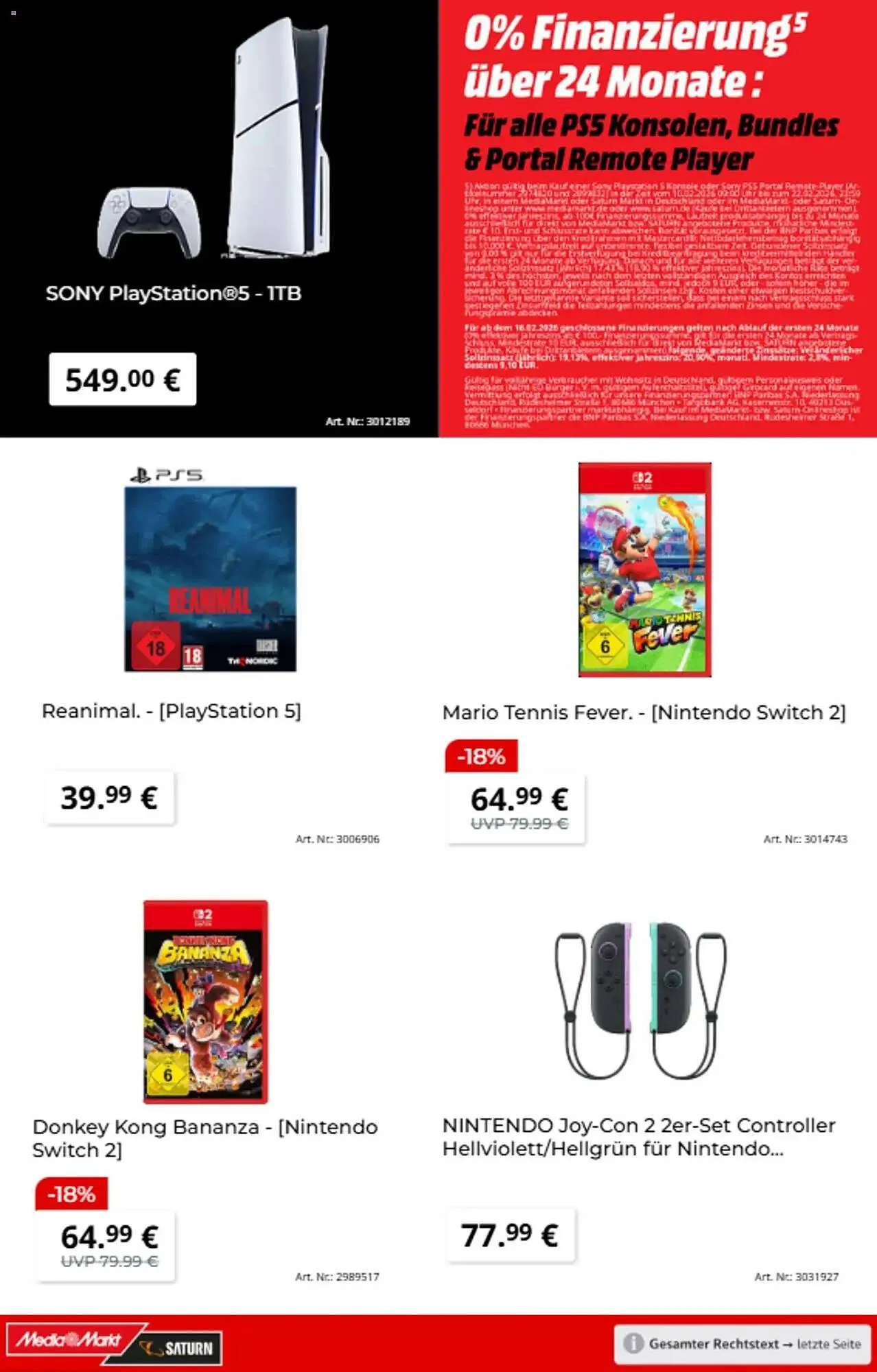 Saturn Prospekt von 10. Februar bis 23. Februar 2026 - Prospekt seite 10