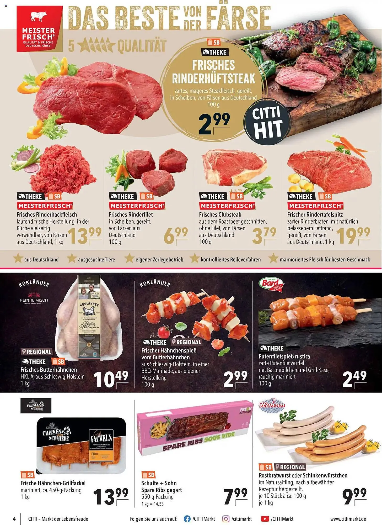 CITTI Markt Prospekt von 13. Mai bis 19. Mai 2026 - Prospekt seite 4