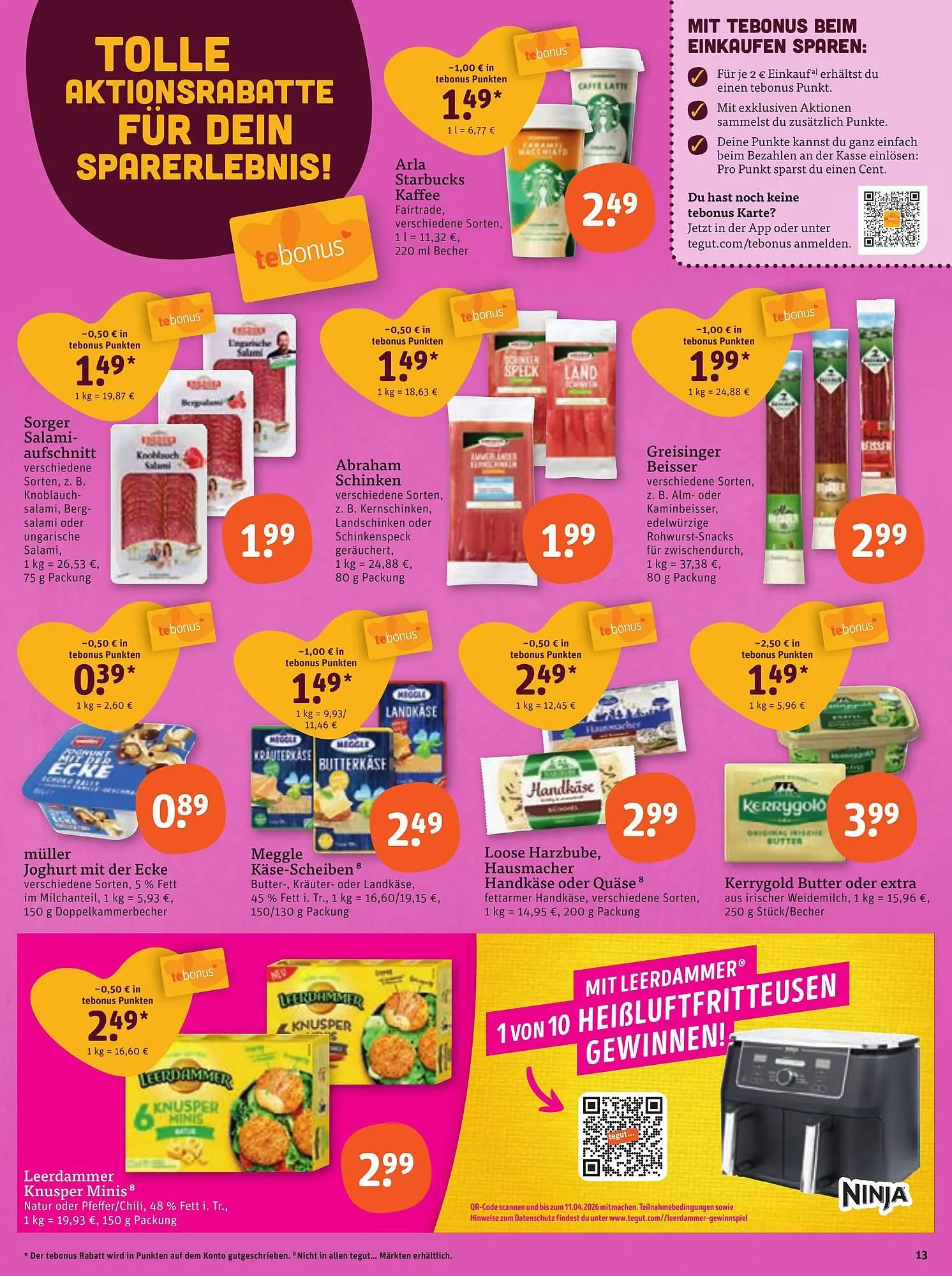 Tegut Prospekt von 6. April bis 11. April 2026 - Prospekt seite 15