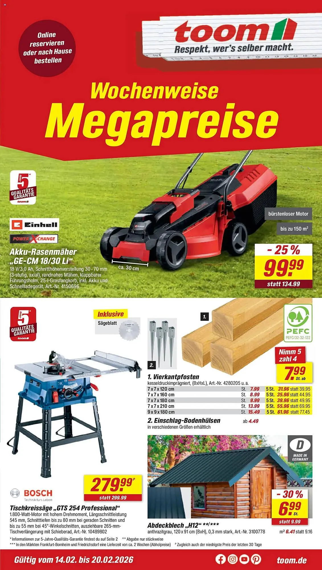 Toom Baumarkt Prospekt - 1