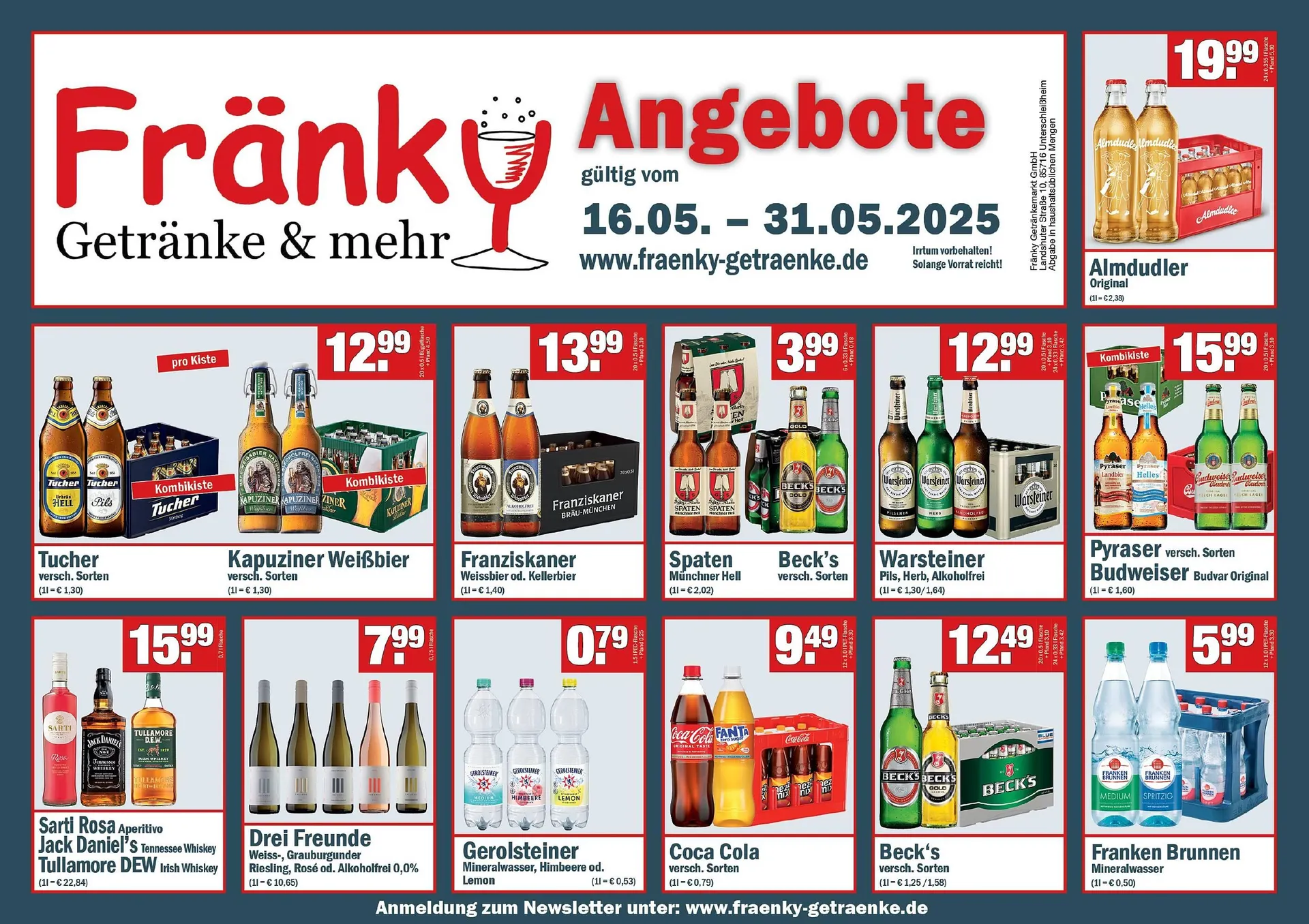 Fränky Getränke Prospekt - 1