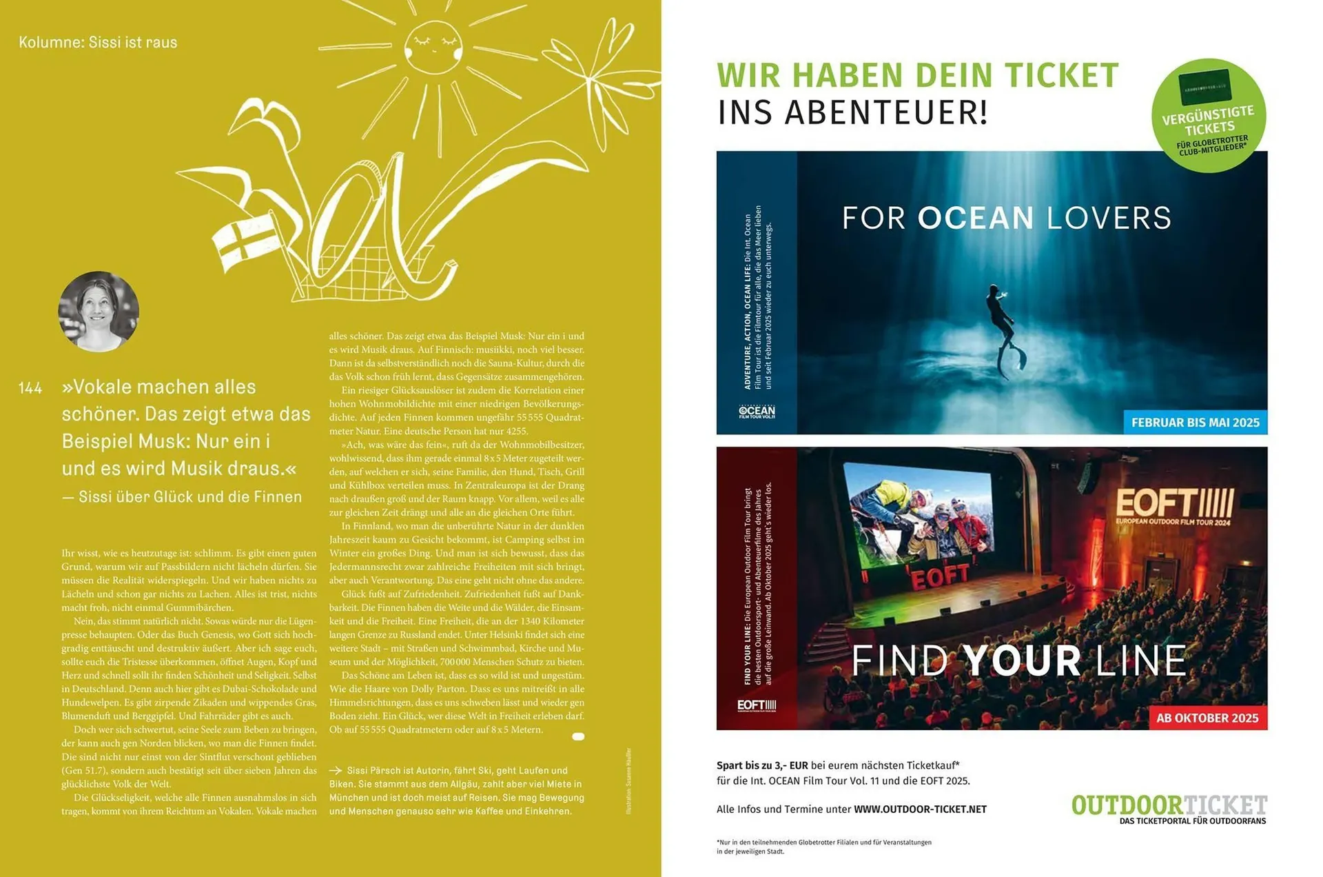 Globetrotter Prospekt von 26. September bis 31. Dezember 2025 - Prospekt seite 73