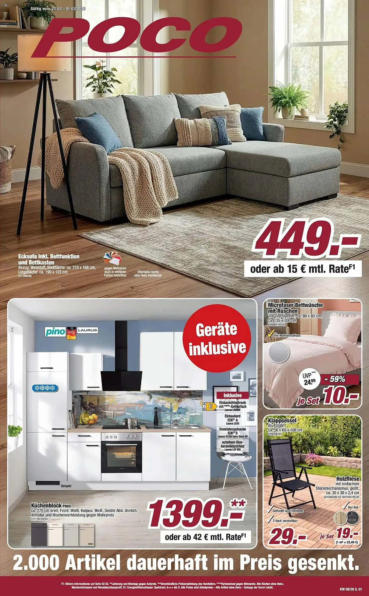 Poco Prospekt von 22. Februar bis 1. März 2026 - Prospekt seite 1