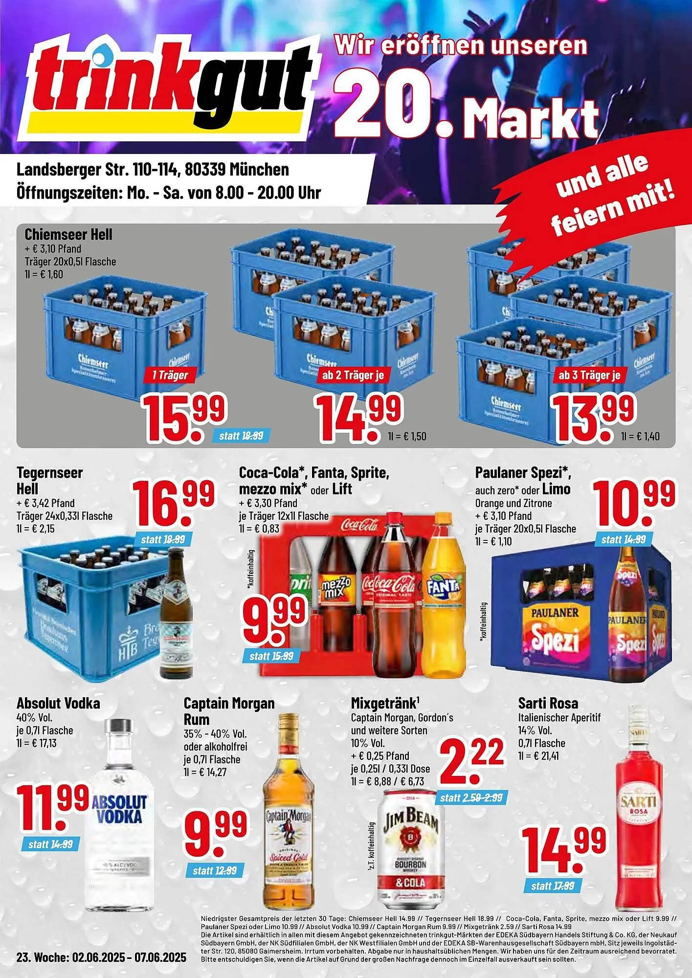 trinkgut Prospekt von 2. Juni bis 7. Juni 2025 - Prospekt seite 1