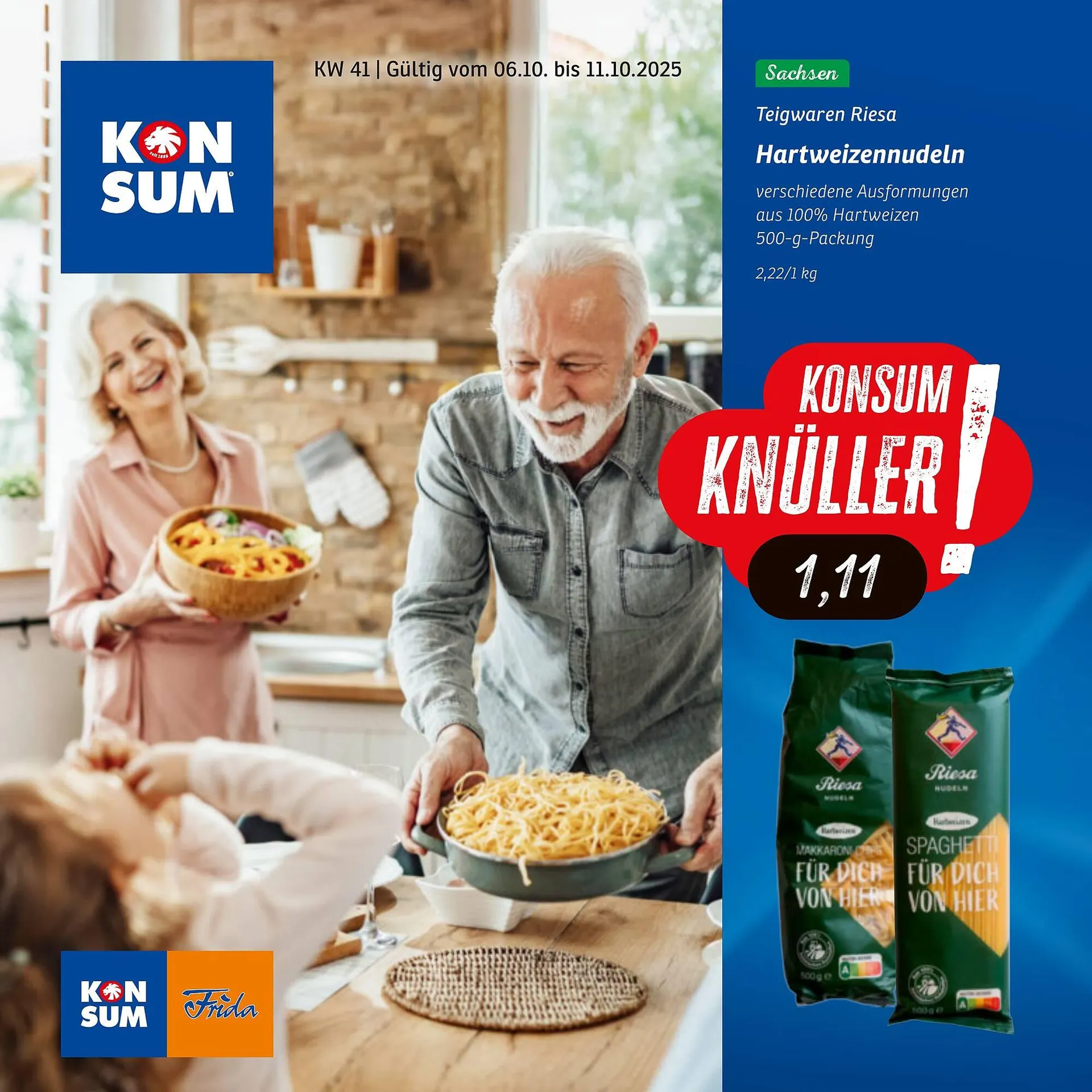KONSUM Prospekt von 6. Oktober bis 11. Oktober 2025 - Prospekt seite 1