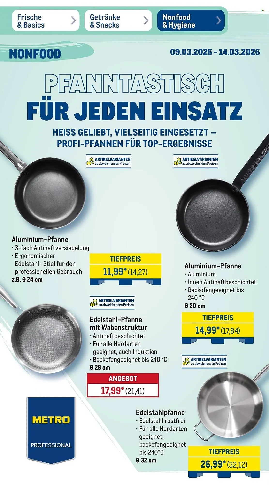 METRO Prospekt von 9. März bis 14. März 2026 - Prospekt seite 50